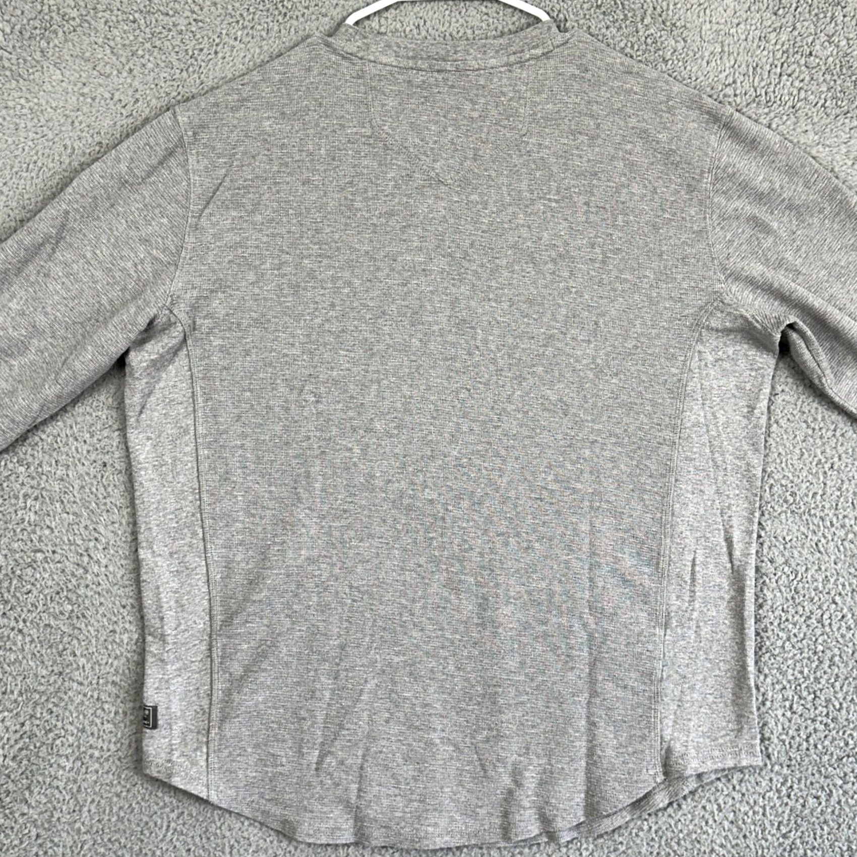 Eddie Bauer VINTAGE Eddie Bauer Sweatshirt Sleepwear Mens Large Gray Thermal Waffle Knit Long Sleeve Size US L / EU 52-54 / 3 - 3 Thumbnail