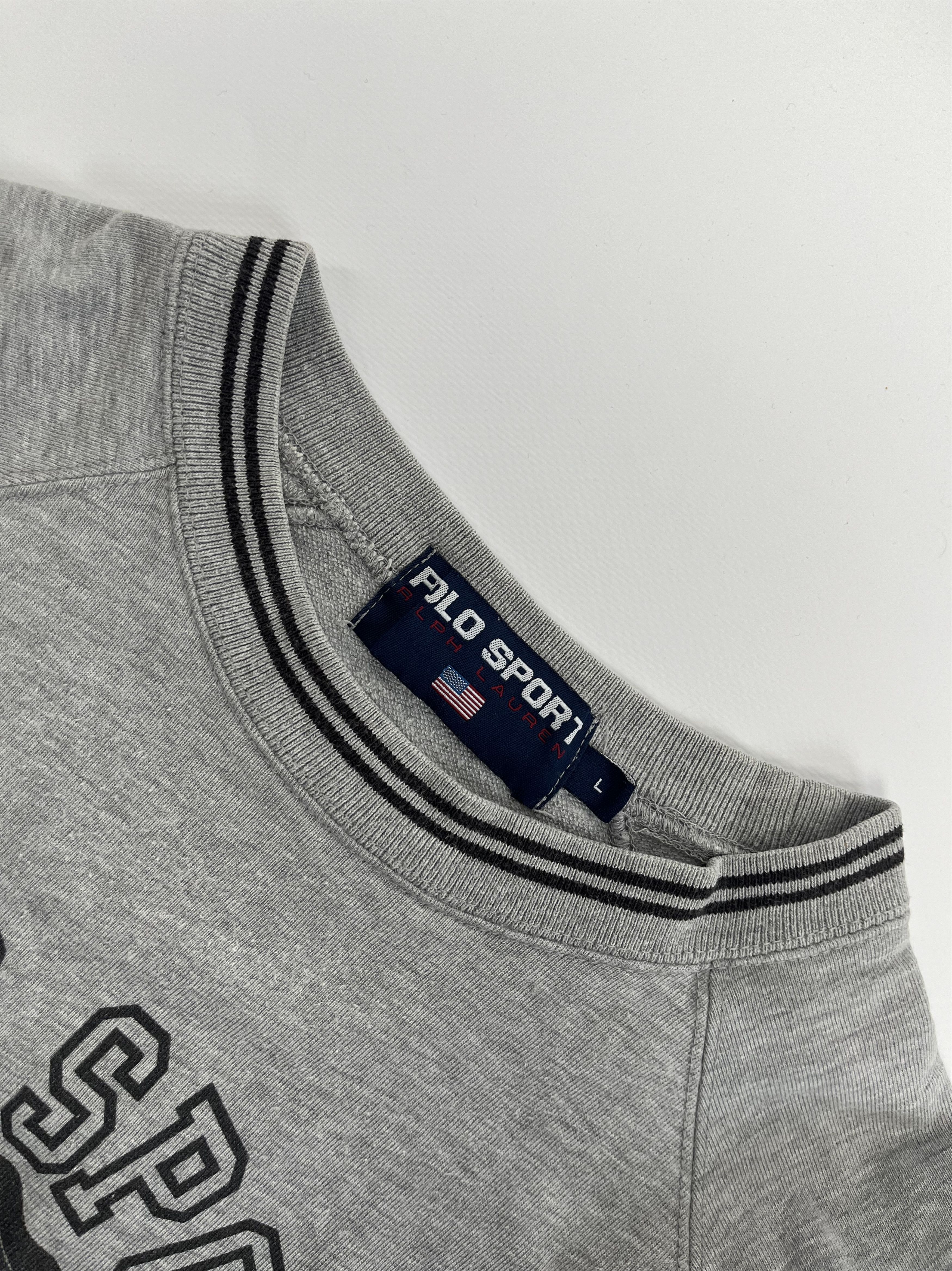 Polo Ralph Lauren Polo Sport Ralph Lauren Vintage Sweatshirt Size Large Gray Size US L / EU 52-54 / 3 - 4 Thumbnail