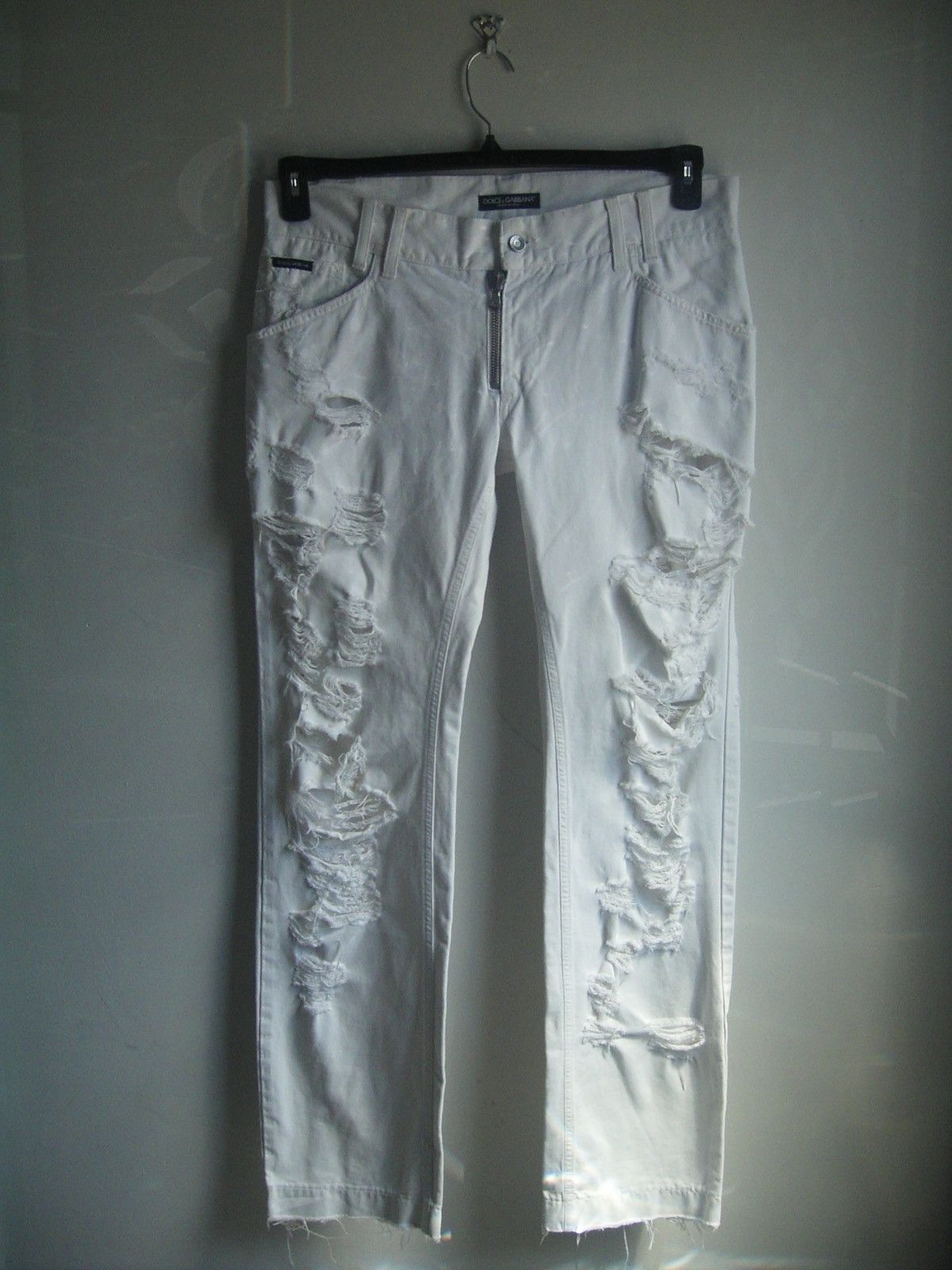 Dolce & Gabbana SS06 Dolce & Gabbana Destroyed Distressed Jeans Size US 34 / EU 50 - 2 Thumbnail