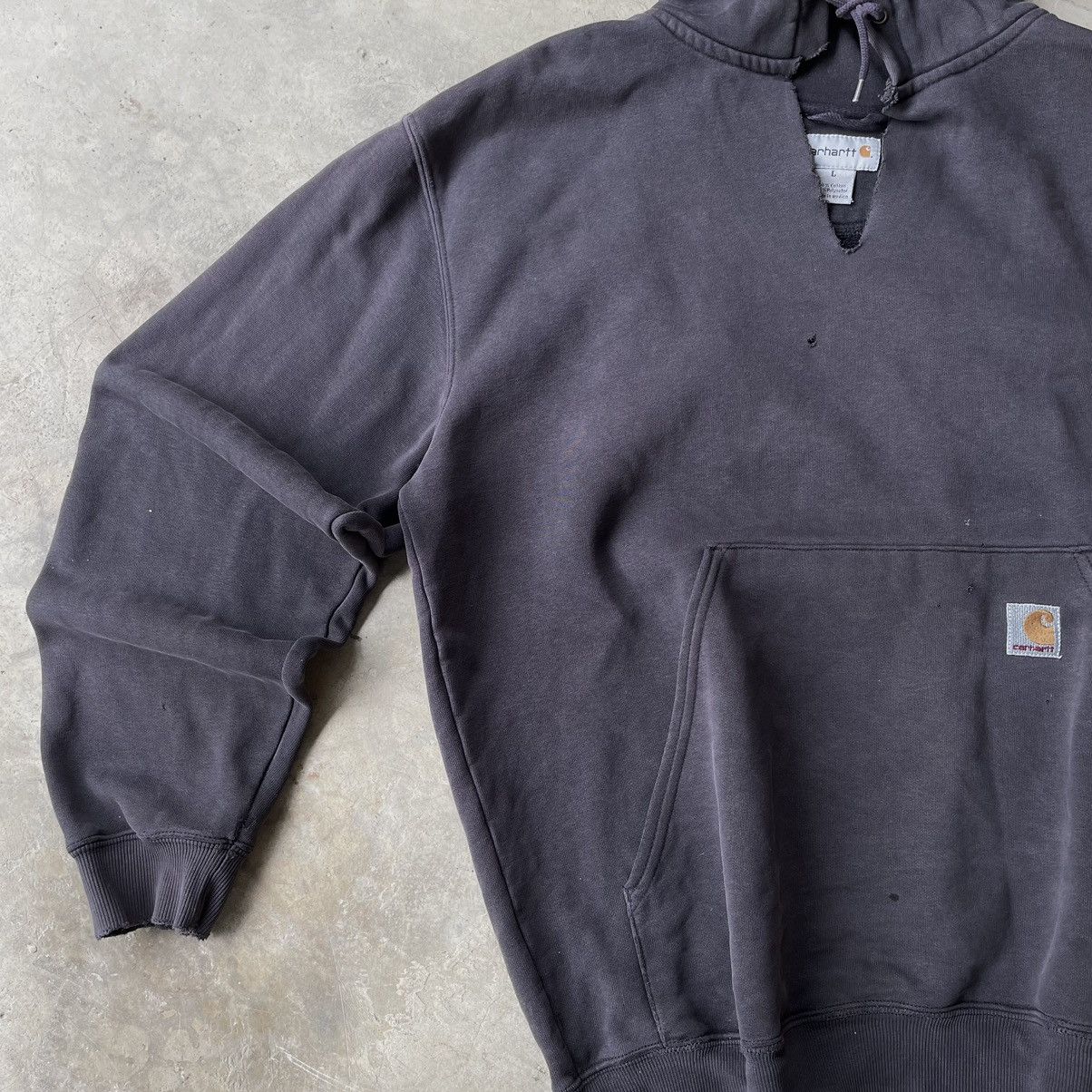 Carhartt THRASHED SUN FADED CARHARTT HOODIE OVERSIZED L Size US L / EU 52-54 / 3 - 4 Thumbnail