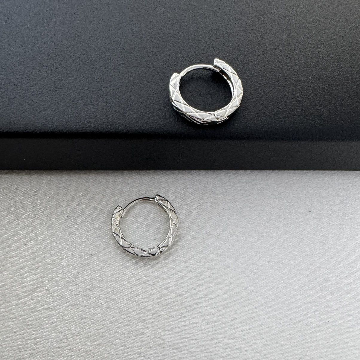 Other 14mm Small Silver Hoop Earrings for Men Women Size ONE SIZE - 4 Thumbnail