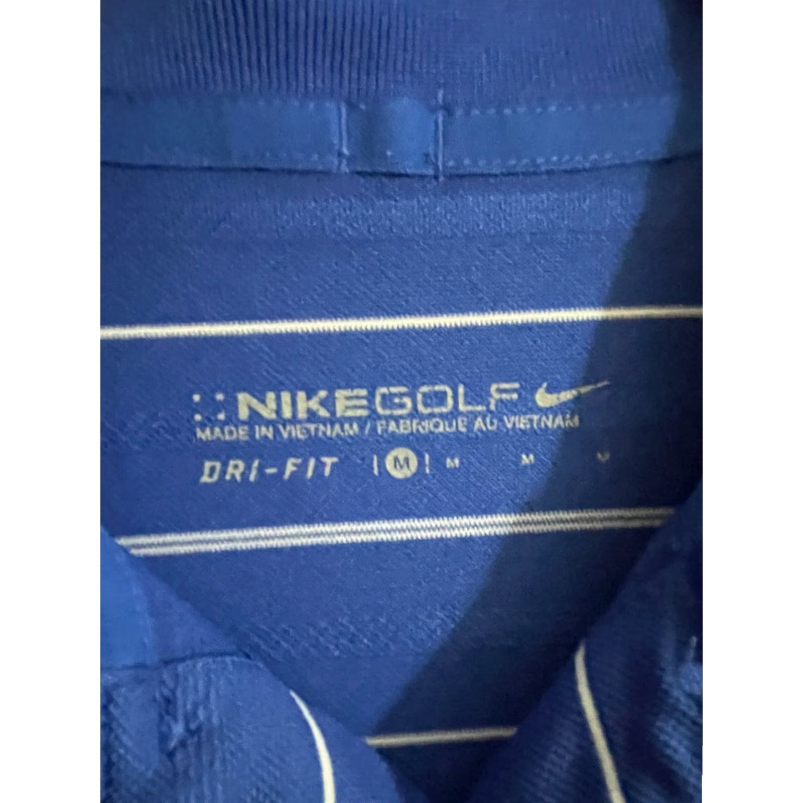 Nike Nike Golf Mens Polo Shirt Medium Short Sleeve Blue Dri-Fit Casual Rugby Size US M / EU 48-50 / 2 - 3 Thumbnail