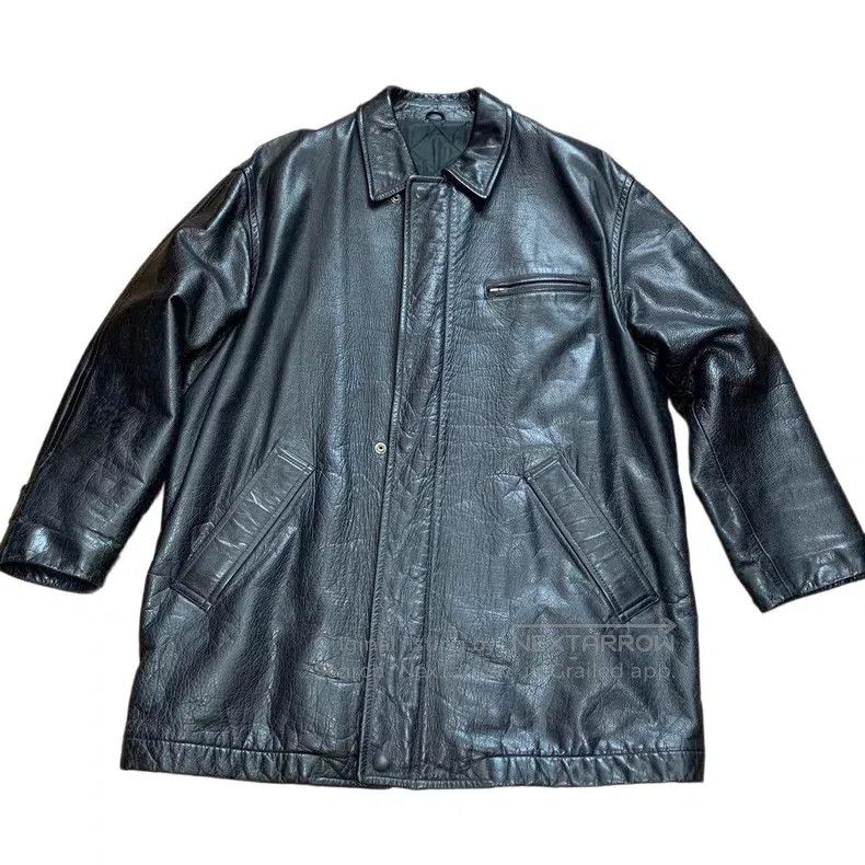 Comme des Garcons Comme des Garcons Jacket Leather Jacket Size US XL / EU 56 / 4 - 1 Thumbnail