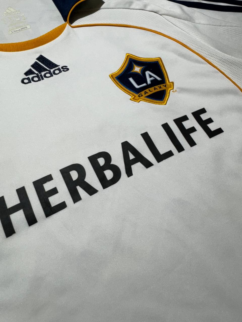Adidas Adidas LA Galaxy Home Shirt 2008/09 (L) Beckham 23 Size US L / EU 52-54 / 3 - 3 Thumbnail
