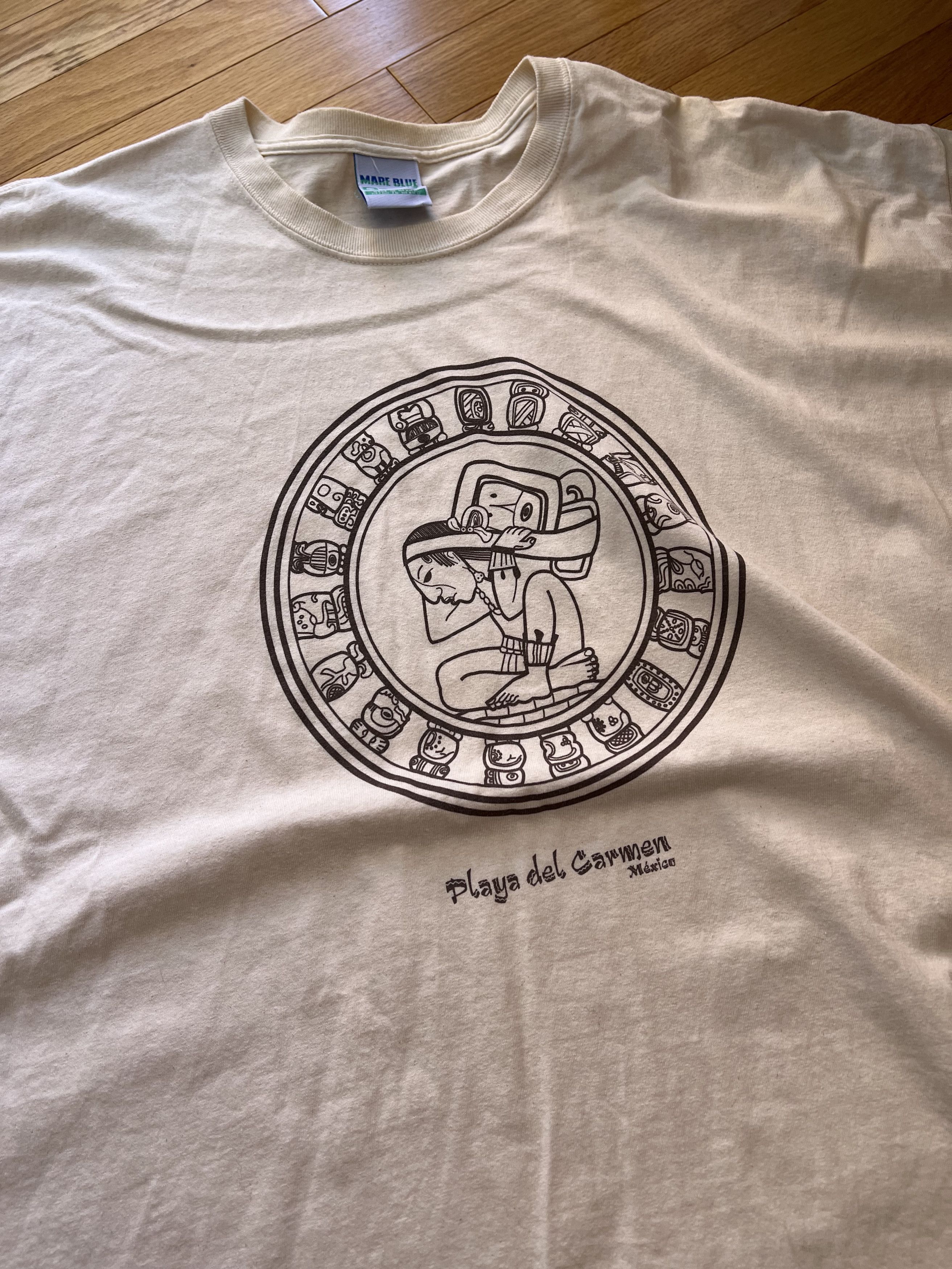 Vintage Playa del Carmen Graphic Tee Size US XXL / EU 58 / 5 - 2 Thumbnail