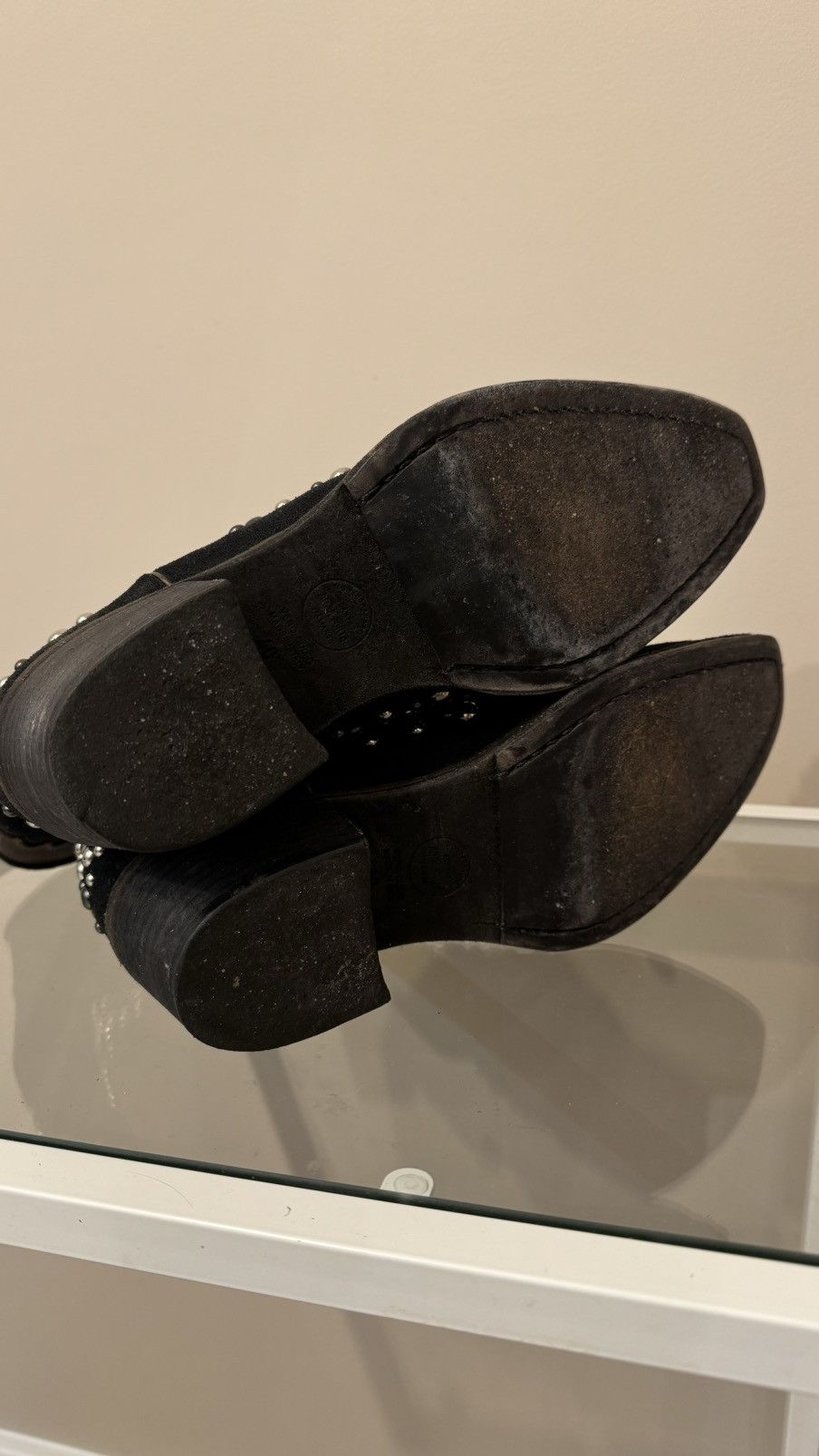 Vintage Avant Garde boots leather cowboy vintage rare y2k rock shoes Size US 7 / EU 40 - 6 Thumbnail
