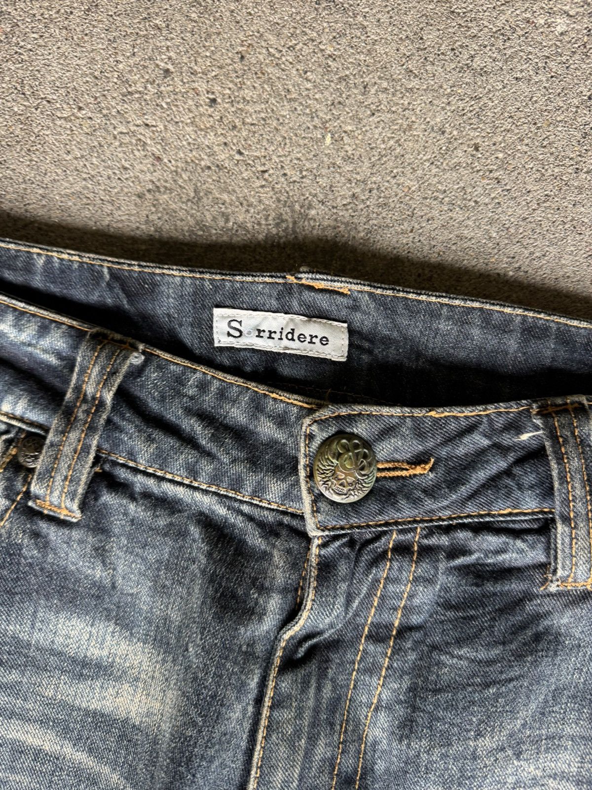 Japanese Brand Japanese Archive Distressed Flare Denim – 00s Vintage Wash Size US 32 / EU 48 - 3 Thumbnail