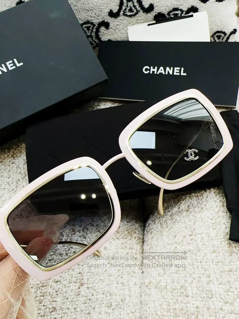 Chanel Chanel Beach series pink frame sunglasses Size ONE SIZE - 3 Thumbnail