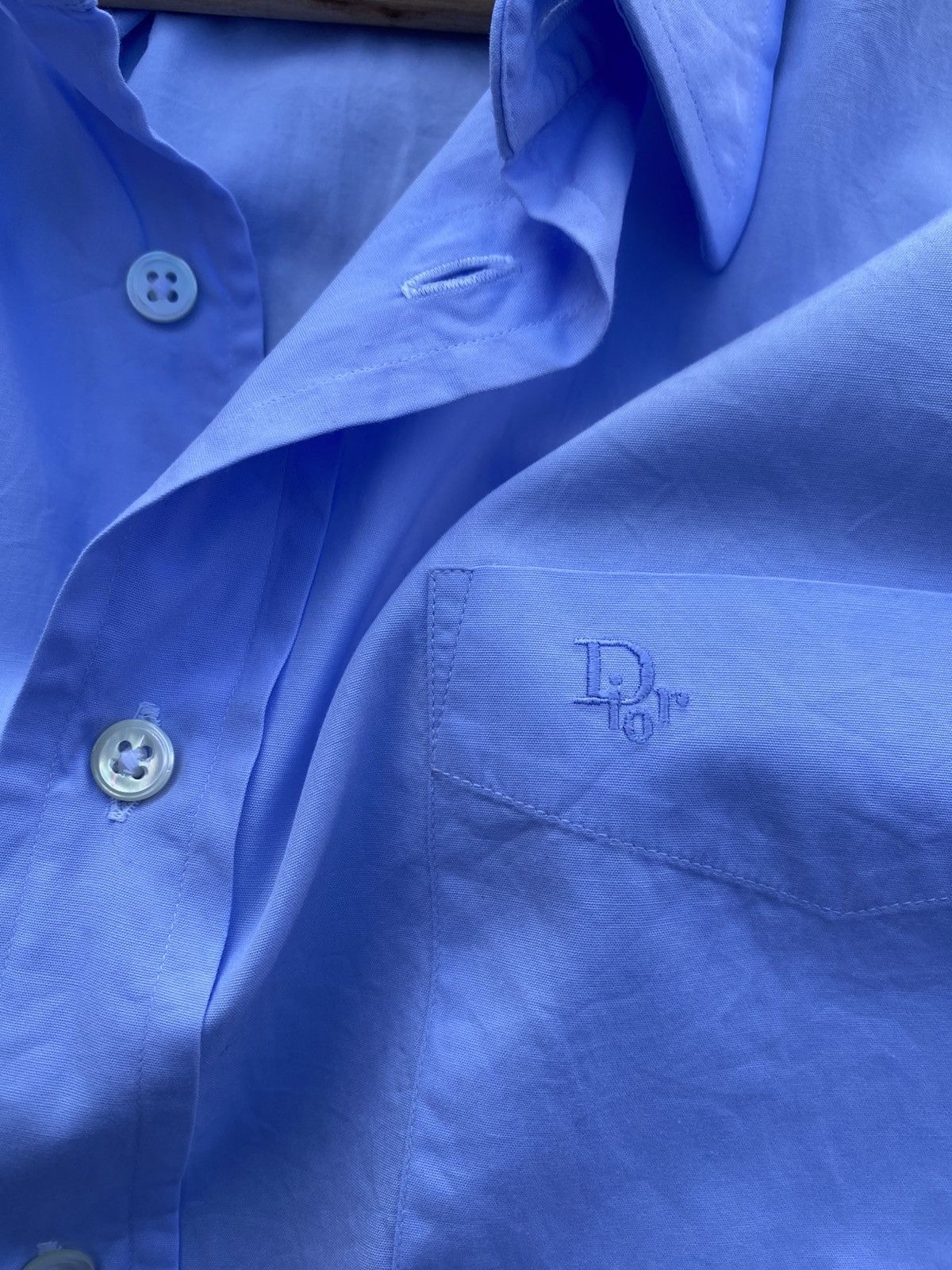 Christian Dior Monsieur Rare Vintage 90s Christian Dior Longsleeve Buttons Shirt Size US L / EU 52-54 / 3 - 13 Thumbnail