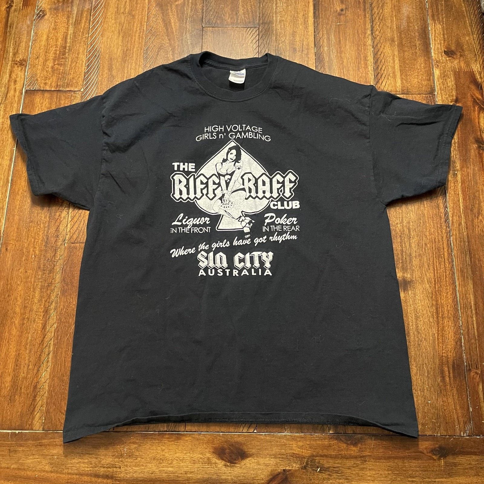 Gildan Riff Raff Club Sin City Australia Shirt XL Gildan Graphic T Size US XL / EU 56 / 4 - 2 Thumbnail