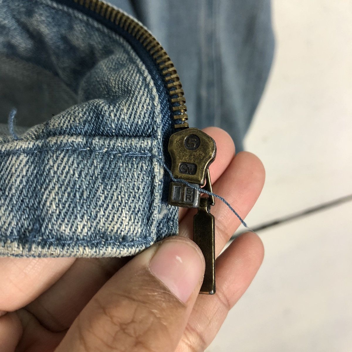 Japanese Brand 📌Vintage Biker Denim Jacket Person's Jeans Issey Miyake Size US L / EU 52-54 / 3 - 20 Thumbnail