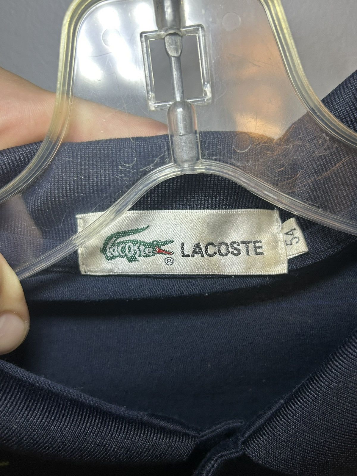 Lacoste Vintage Lacoste striped polo Size US XL / EU 56 / 4 - 3 Thumbnail