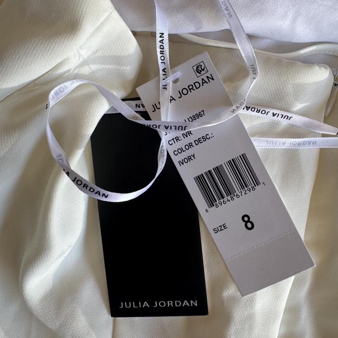 Other JULIA JORDAN Halter Neck Skirt Overlay Jumpsuit Size 30" / US 8 / IT 44 - 4 Thumbnail