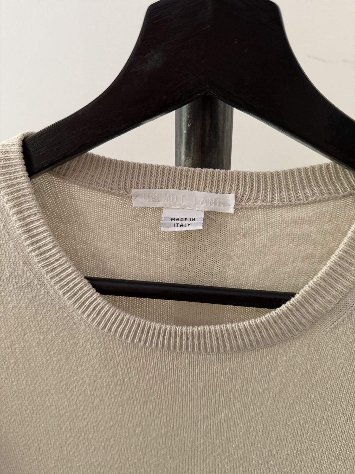 Helmut Lang ‘90s Silk Knit Crewneck Sweater Size US S / EU 44-46 / 1 - 4 Thumbnail