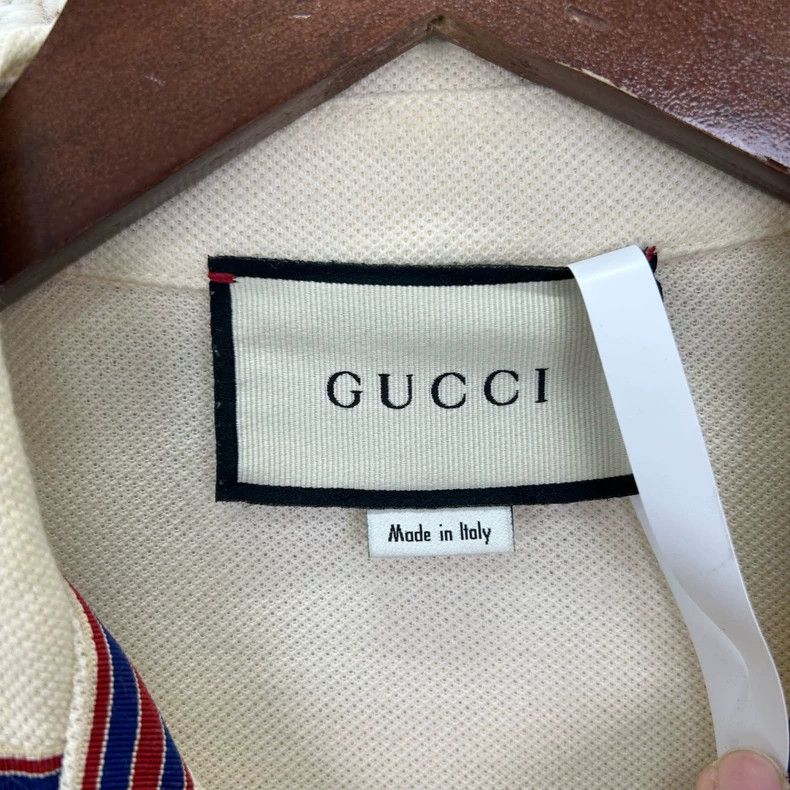 Other Gucci Beige embroidered letter logo short-sleeved shirt Size US XS / EU 42 / 0 - 3 Thumbnail