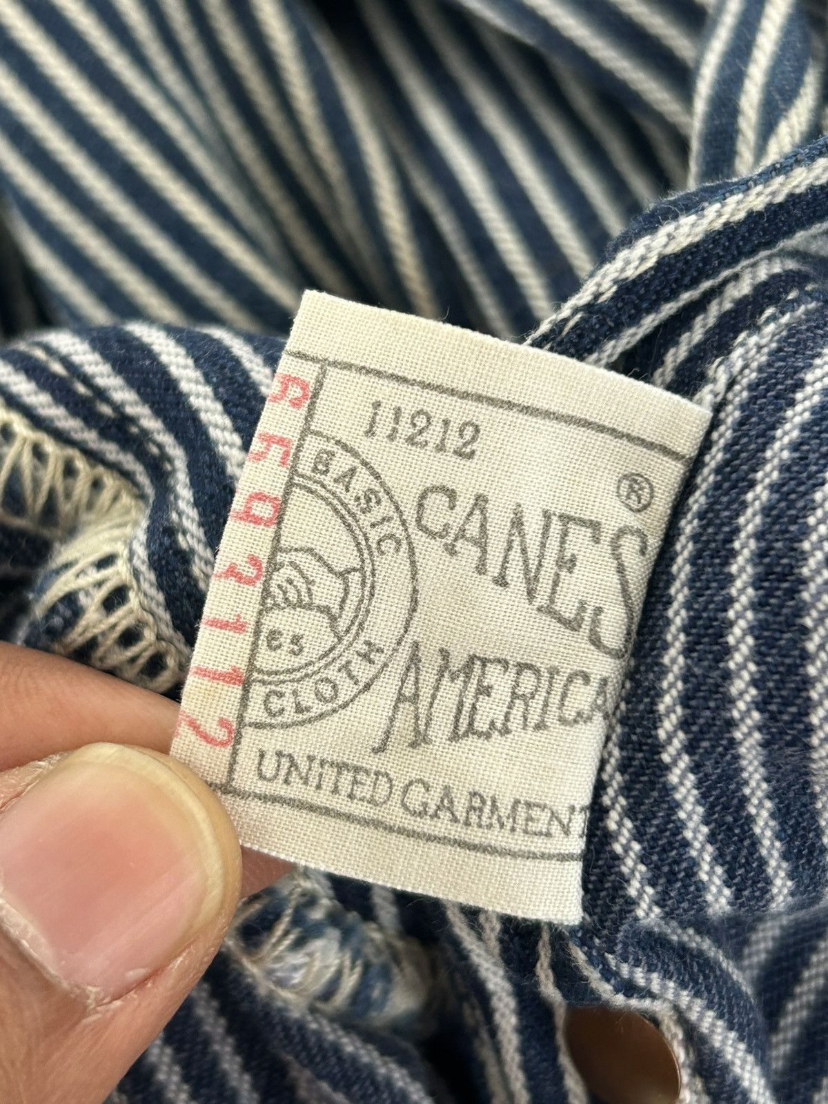 Sugar Cane Sugarcane Vintage Union Made Stripe Denim Size US 34 / EU 50 - 17 Thumbnail