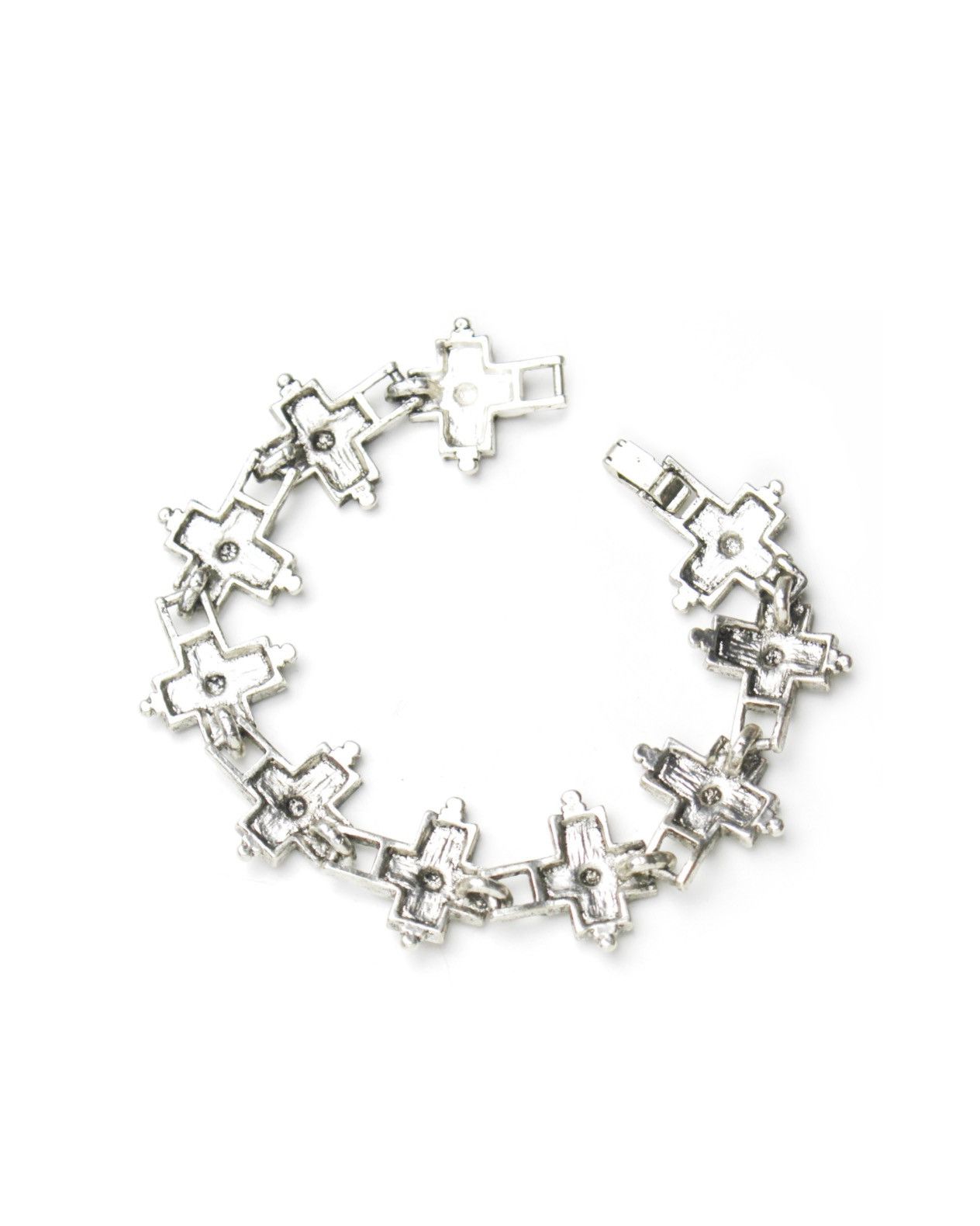 Japanese Brand 2000S JAPANESE MADE RELIC METAL CROSS BRACELET Size ONE SIZE - 2 Thumbnail