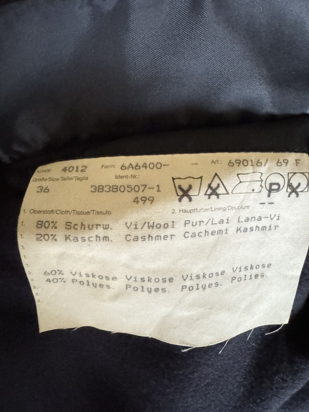 Burberry Classic Burberry Wool & Cashmere Coat Size S / US 4 / IT 40 - 9 Thumbnail