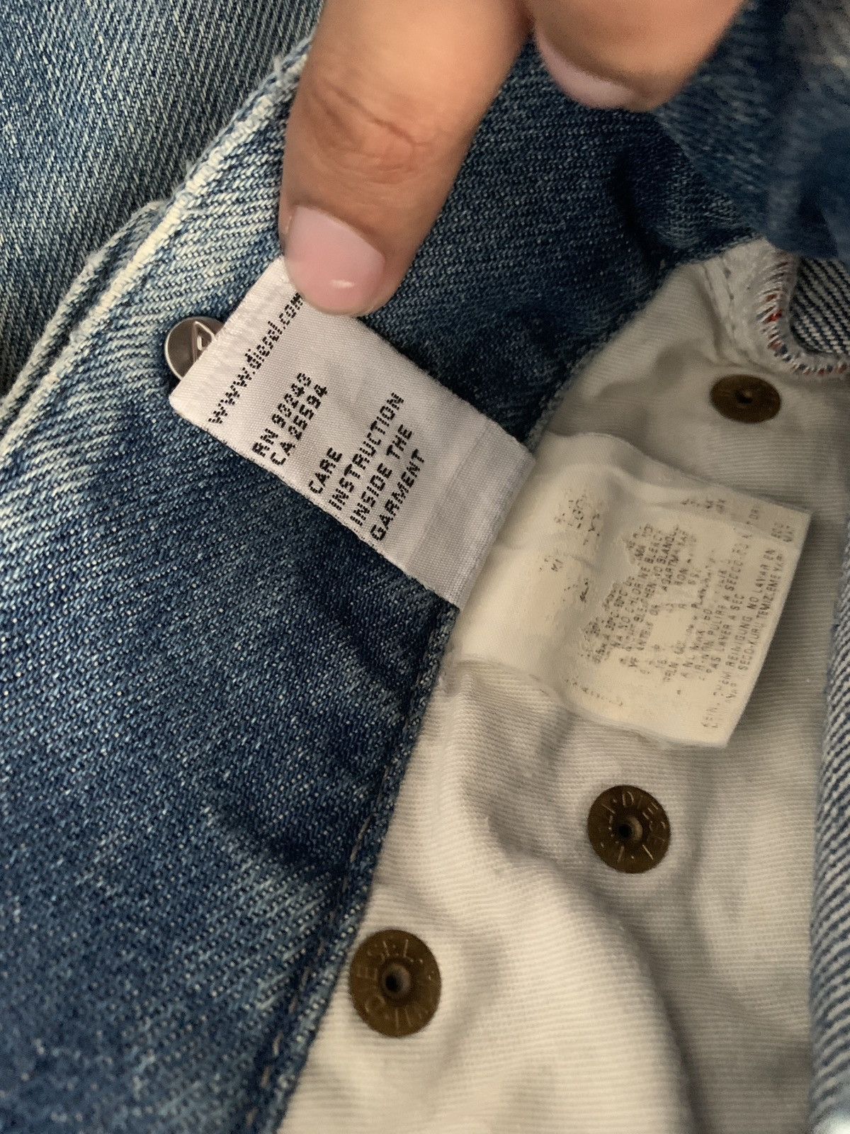 Diesel 90s Vintage Diesel Flared Denim Bootcut Distressed Grunge Size US 32 / EU 48 - 9 Thumbnail