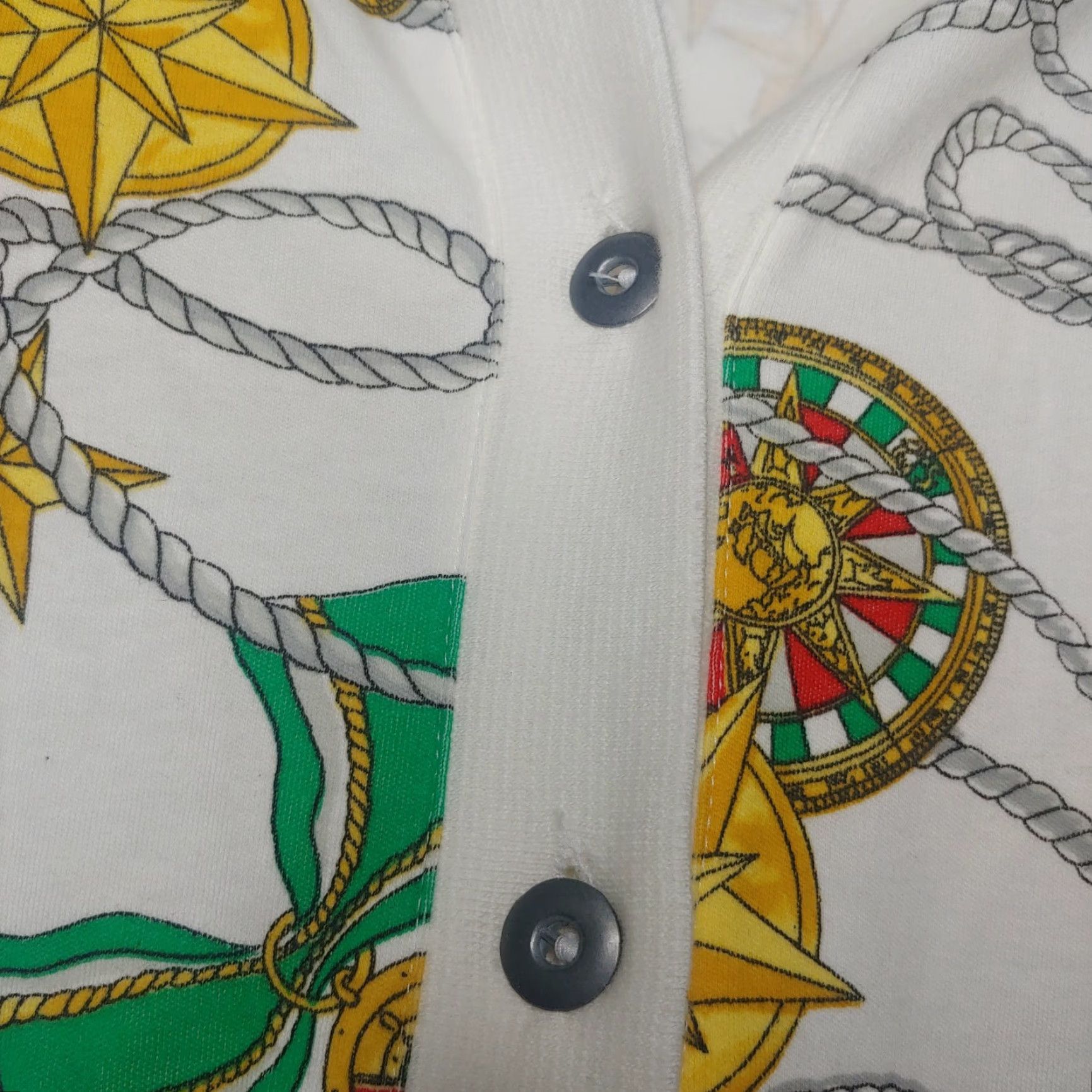 Nautica VINTAGE Women's Nautical Print Button-Up Shirt Petite Small Boat Sailing Coastal Beach Top Size S / US 4 / IT 40 - 5 Thumbnail