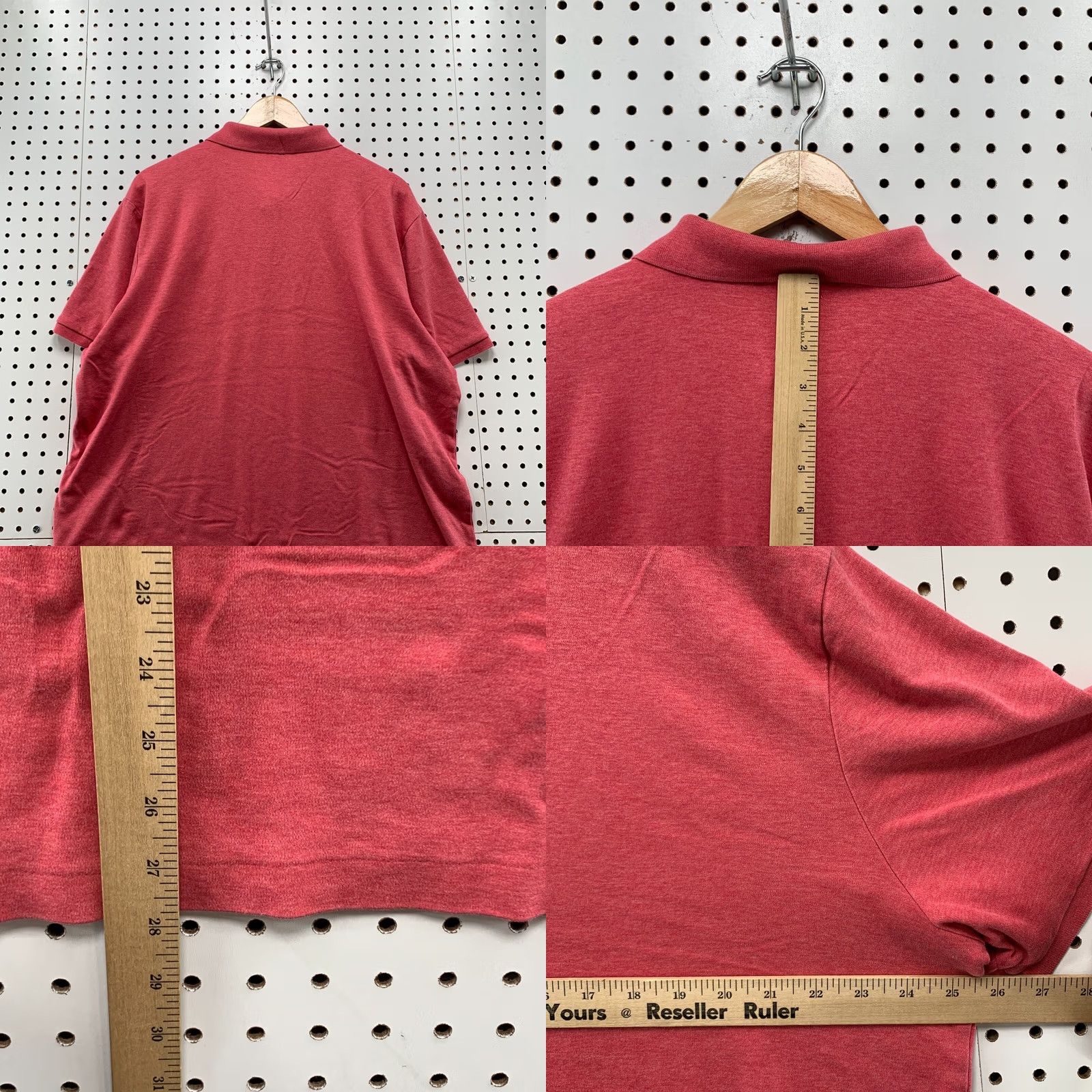 Polo Ralph Lauren Polo Ralph Lauren Shirt Mens XL CLassic Fit Red Collared Brown Pony 25.5X28 Size US XL / EU 56 / 4 - 9 Thumbnail