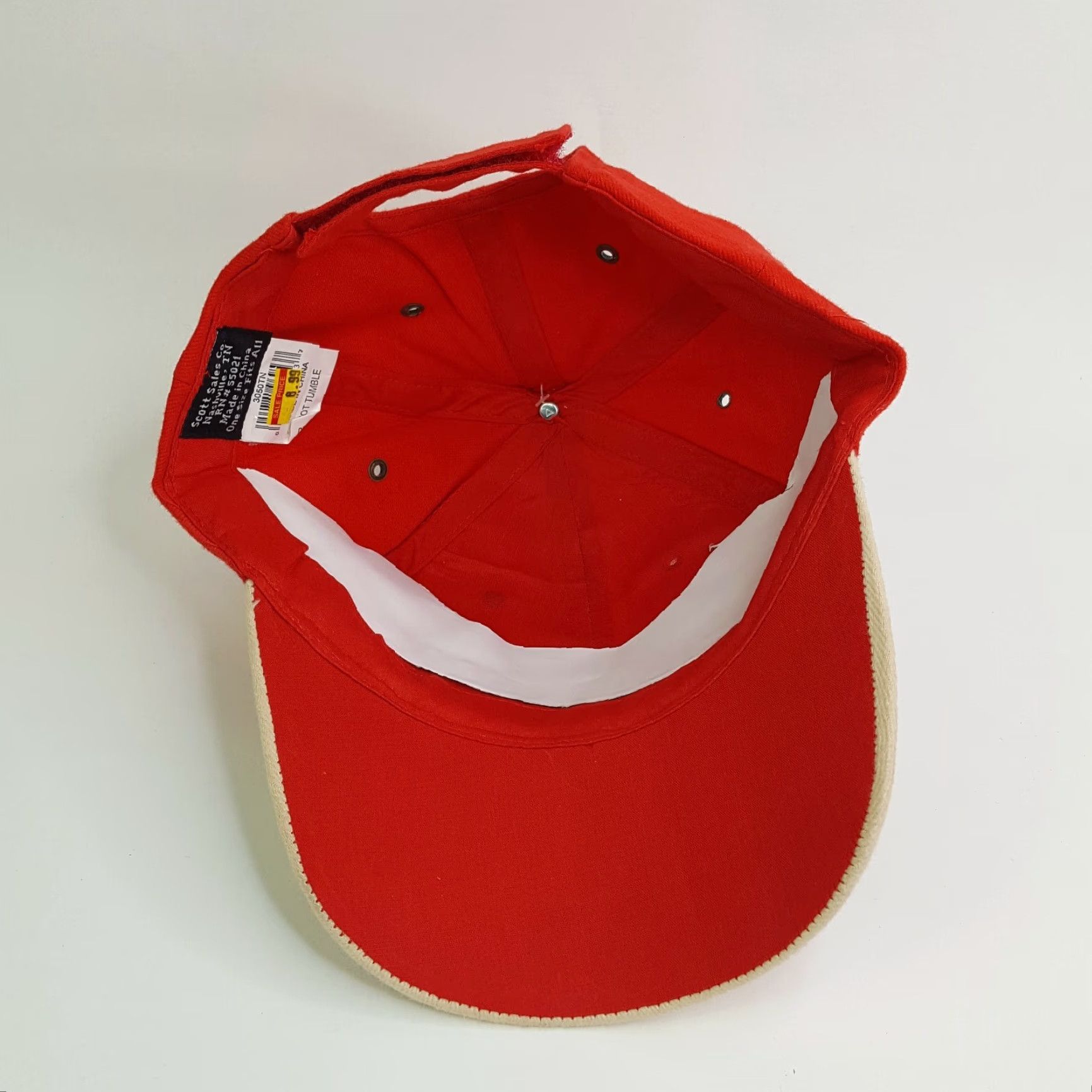 Vintage VTG Tennessee Volunteer Hat Adjustable Red Baseball Cap TN Retro USA Cotton Twill Men Baseball Cap Embroidered Adjustable Vintage Hat Mens TN Red** Size ONE SIZE - 7 Thumbnail