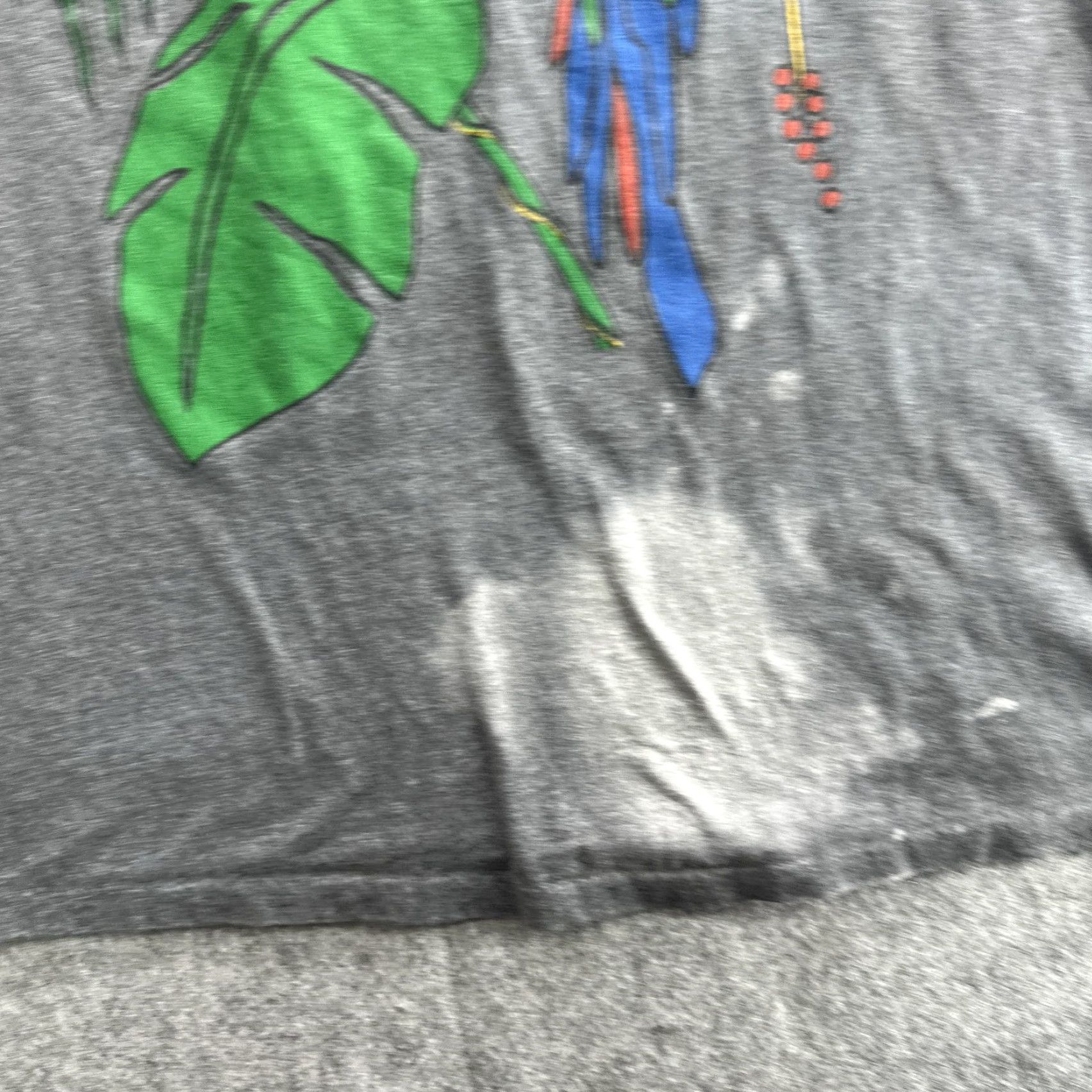 Vintage VINTAGE St Thomas Parrot Graphic T-Shirt Men XL Gray 90s Tropical Bird Souvenir Size US XL / EU 56 / 4 - 5 Thumbnail