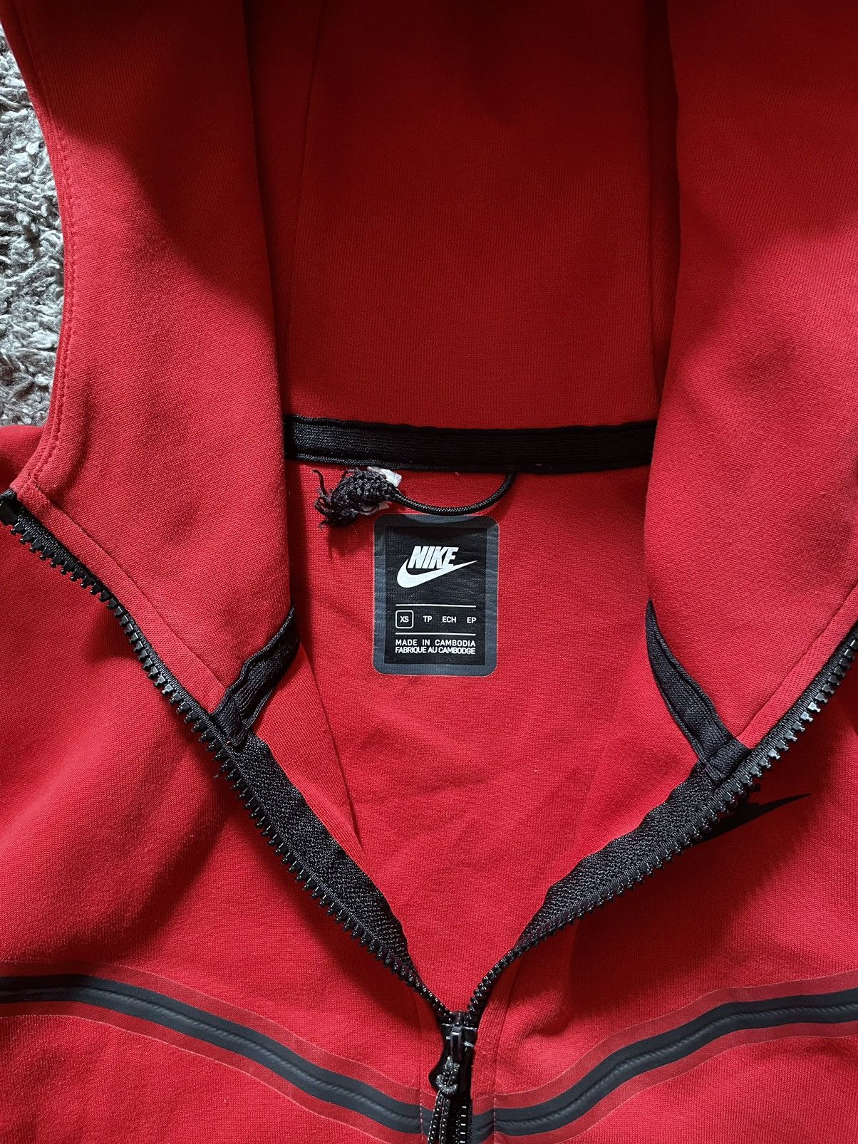 Nike × Vintage Nike Tech-Fleece Zip Hoodie Streetwear Logo Swoosh Rare Size US S / EU 44-46 / 1 - 10 Thumbnail