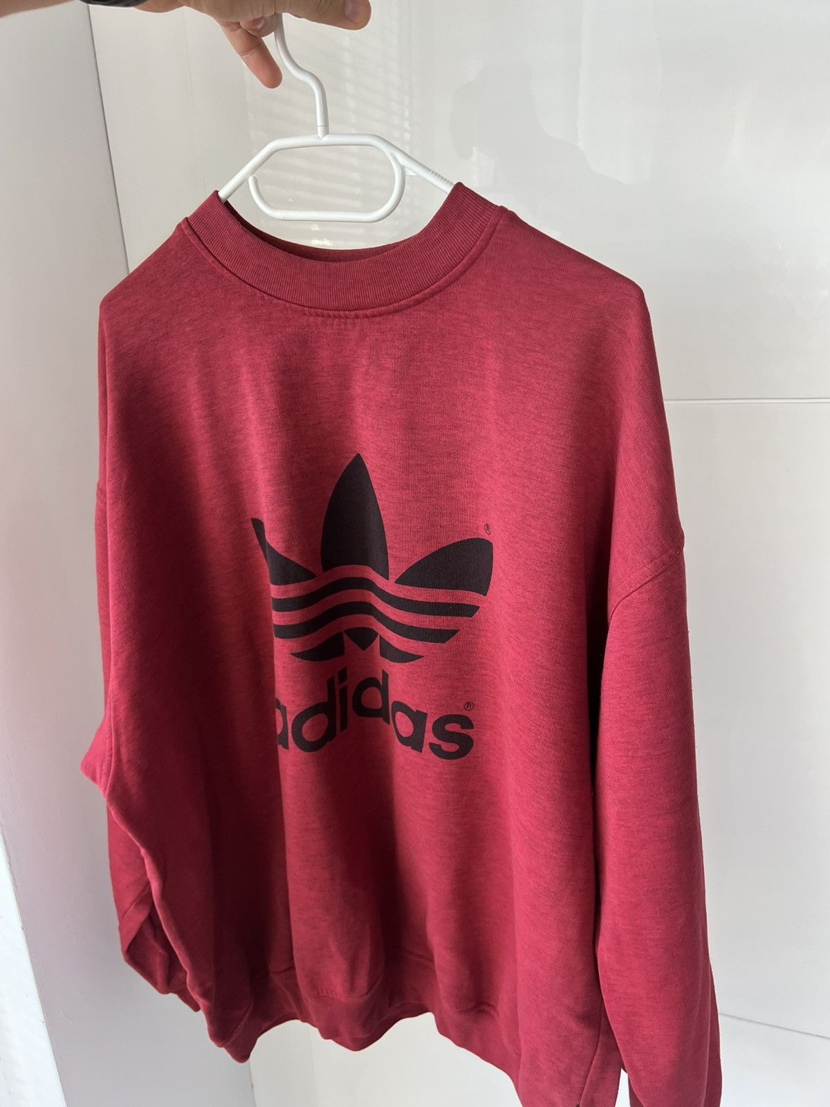 Adidas Vintage Y2k Adidas Oversize Big Logo Crewneck Sweatshirt Size US L / EU 52-54 / 3 - 3 Thumbnail