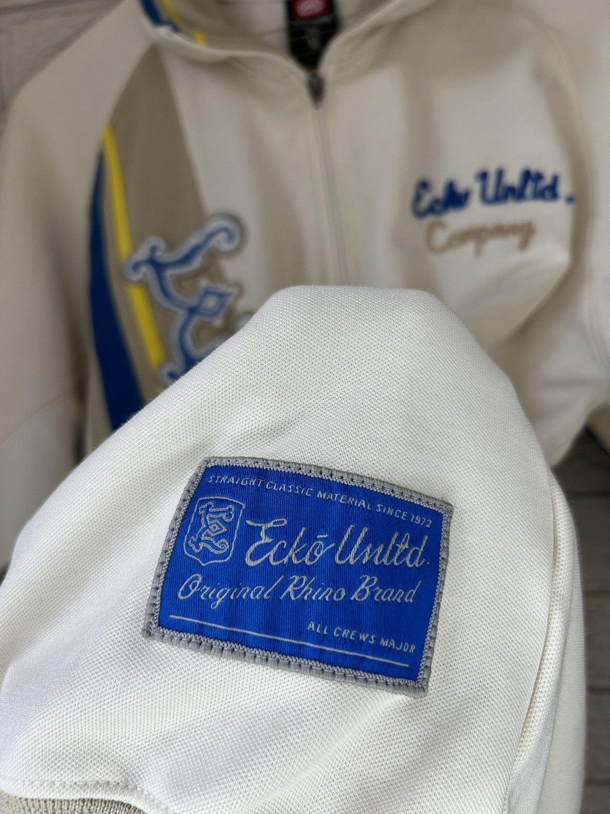 Ecko Unltd. × Vintage Vintage Ecko Chain Stitched Short Sleeve Knit Bowling Shirt Size US M / EU 48-50 / 2 - 3 Thumbnail