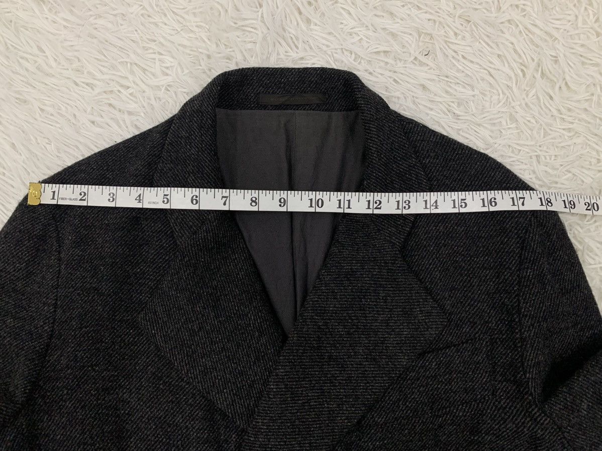 Yohji Yamamoto Vintage Y's by Yohji Yamamoto Gabardine Belted Wool Coat Size US M / EU 48-50 / 2 - 18 Thumbnail