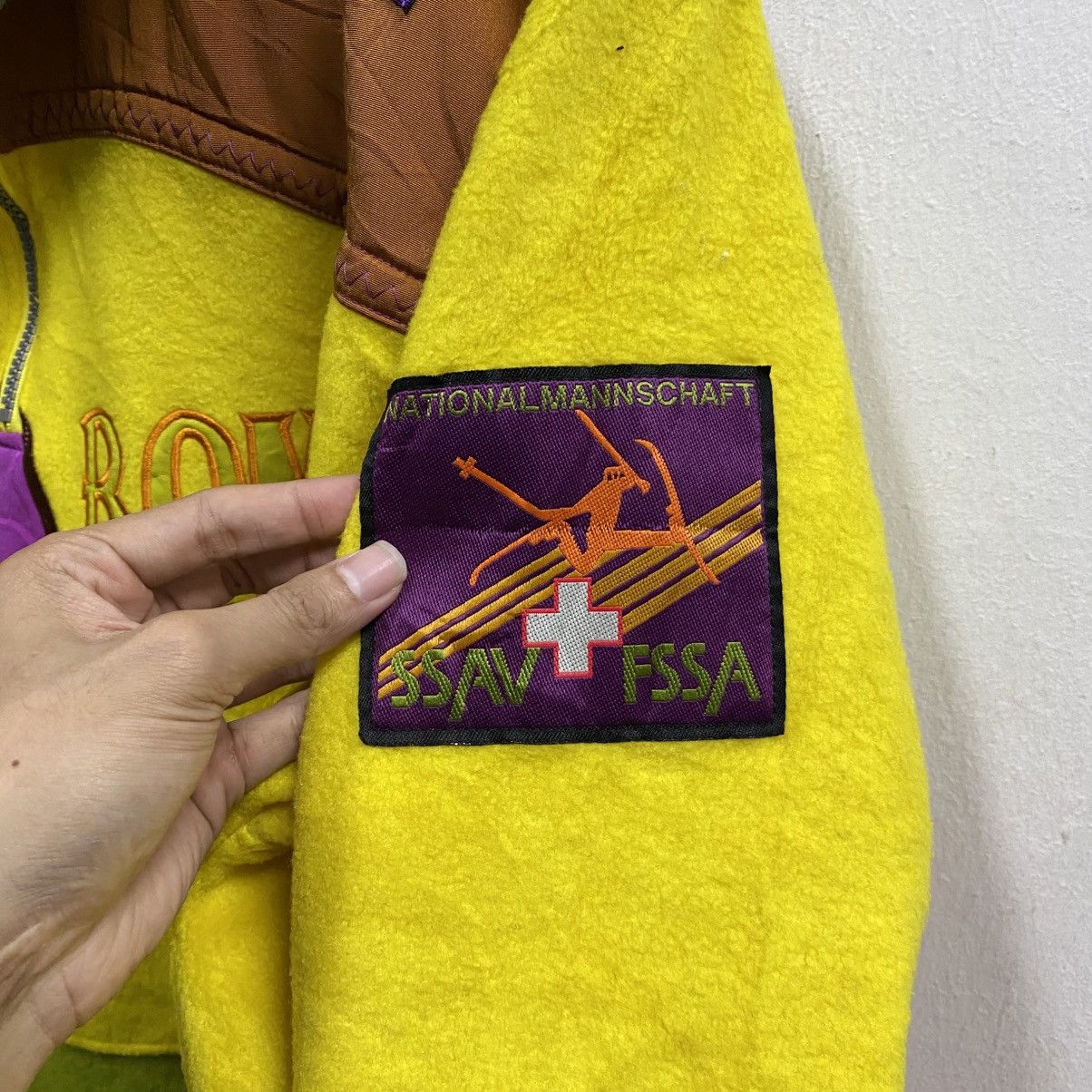 Goldwin Vintage Goldwin Rodeo Bomb! Multi Colour Fleece Ski Jackets Size US M / EU 48-50 / 2 - 7 Thumbnail