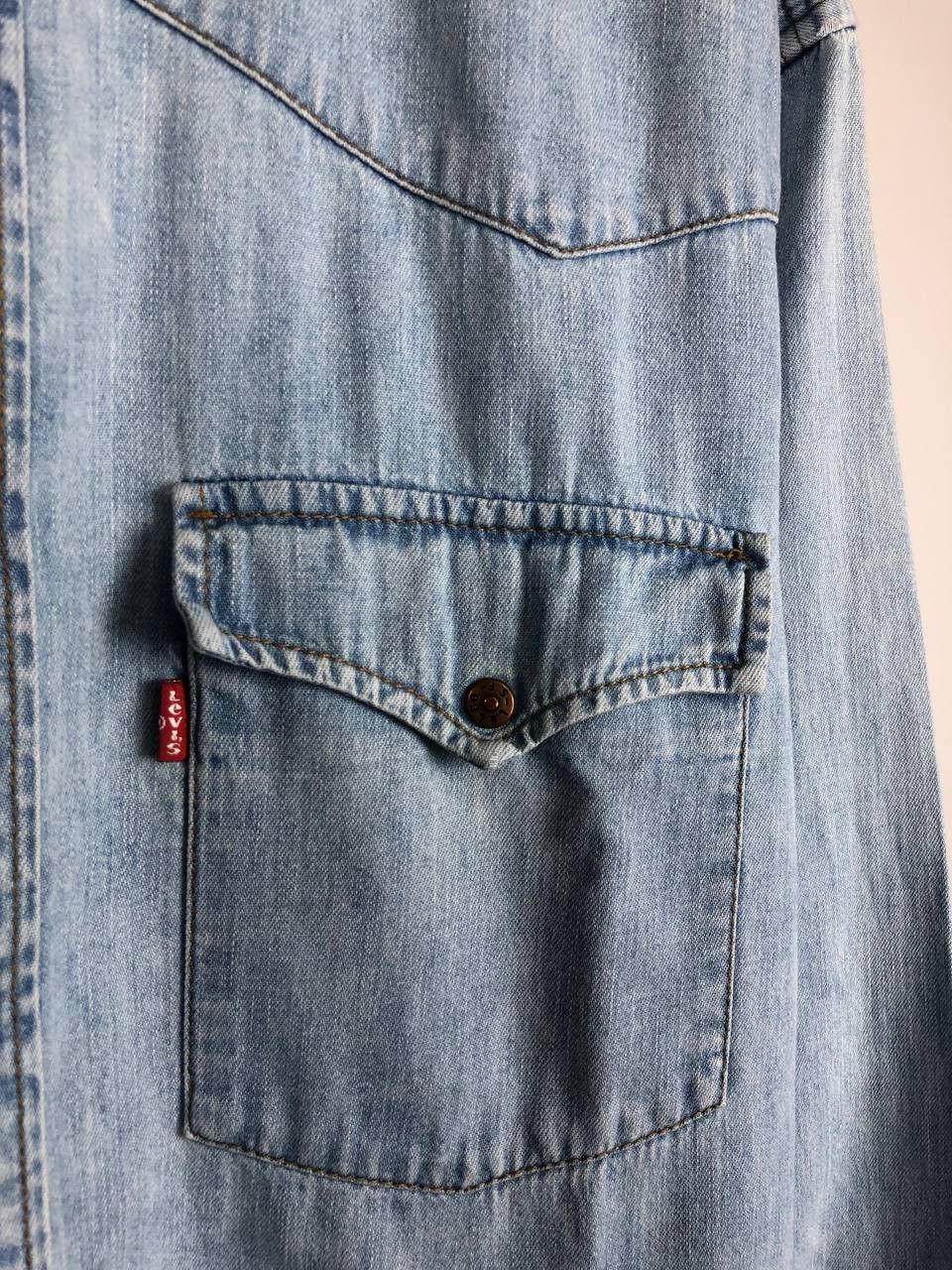 Levi's Levis USA Vintage Shirt Blue size M Size US M / EU 48-50 / 2 - 4 Thumbnail