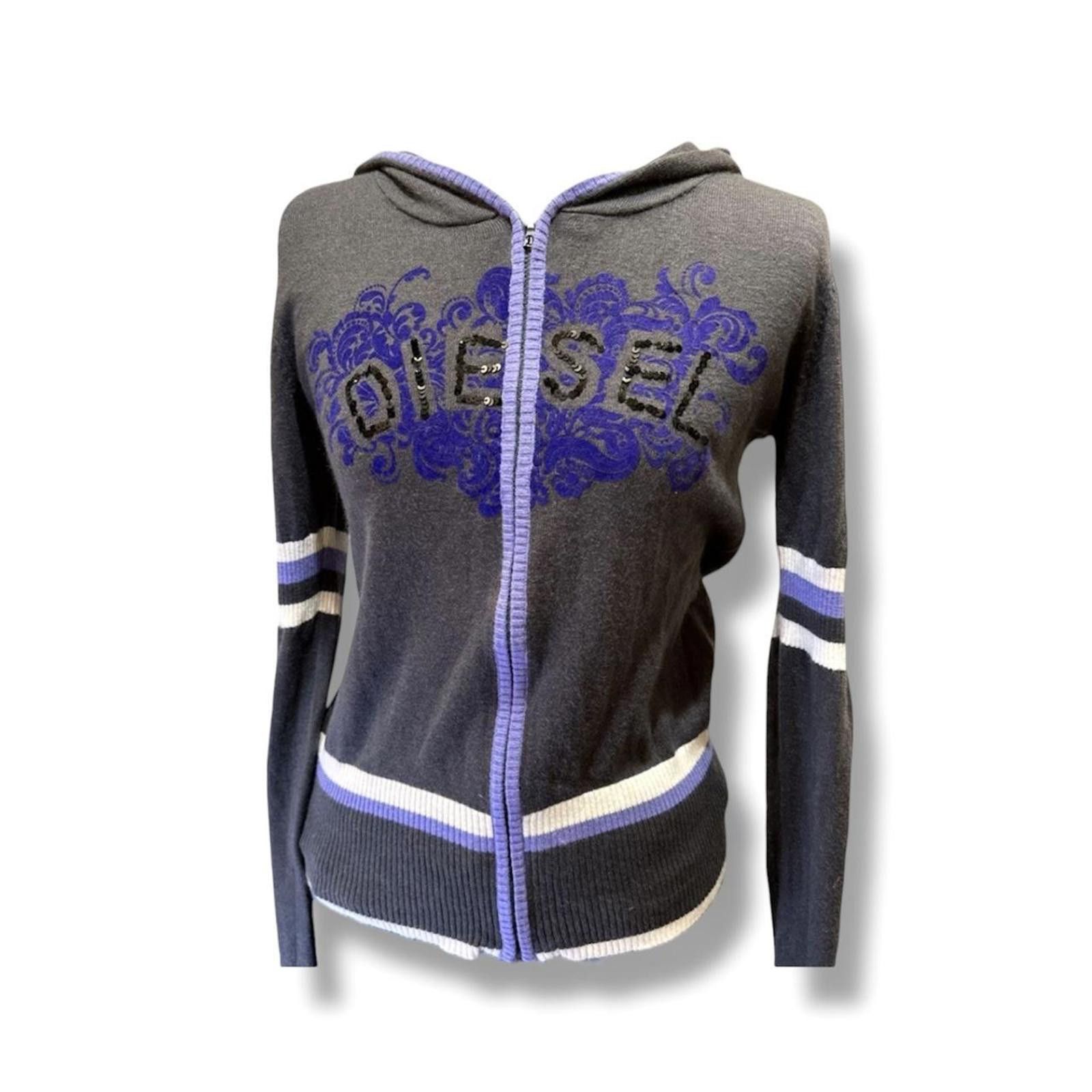 Diesel Diesel whimsy goth 2000s grunge hoodie Size XS / US 0-2 / IT 36-38 - 1 Thumbnail