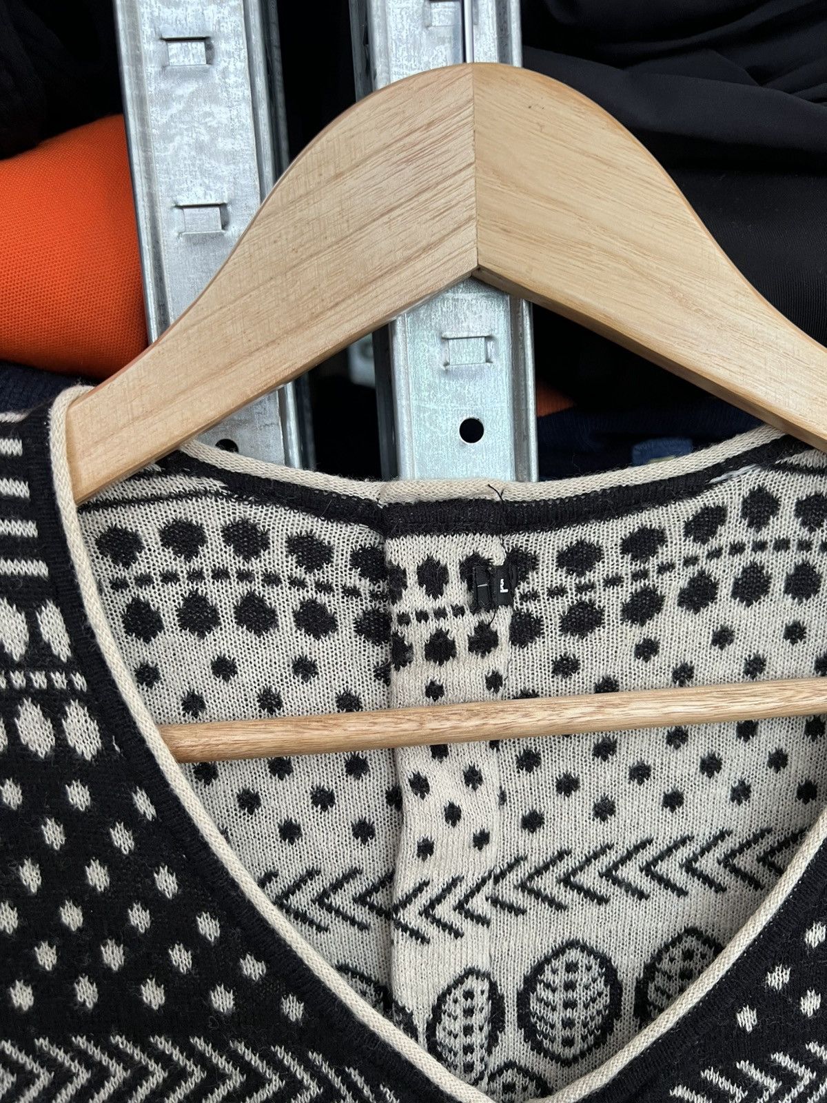 Designer × Japanese Brand Gudrun Sjoden Size L Printed Button Cardigan Sweater Sjöden Size L / US 10 / IT 46 - 5 Thumbnail