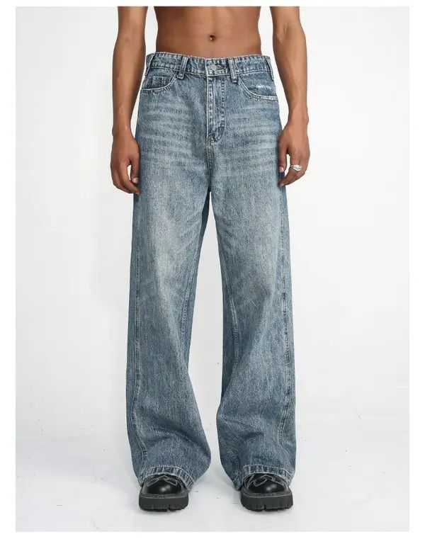 VIBE y2k faded washed flared jeans Size US 32 / EU 48 - 3 Thumbnail