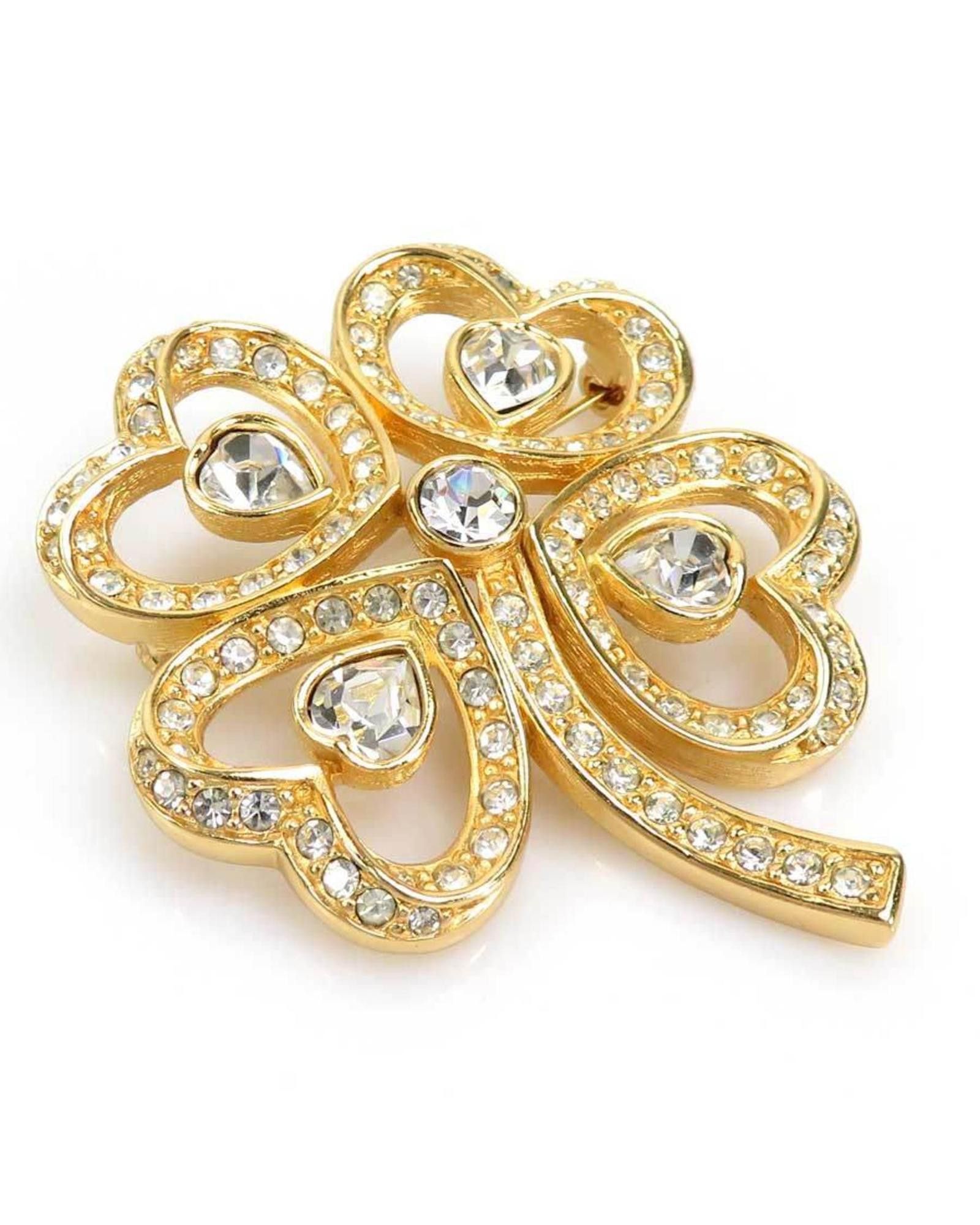image of Dior Metal Brooch - Gold, Women's
