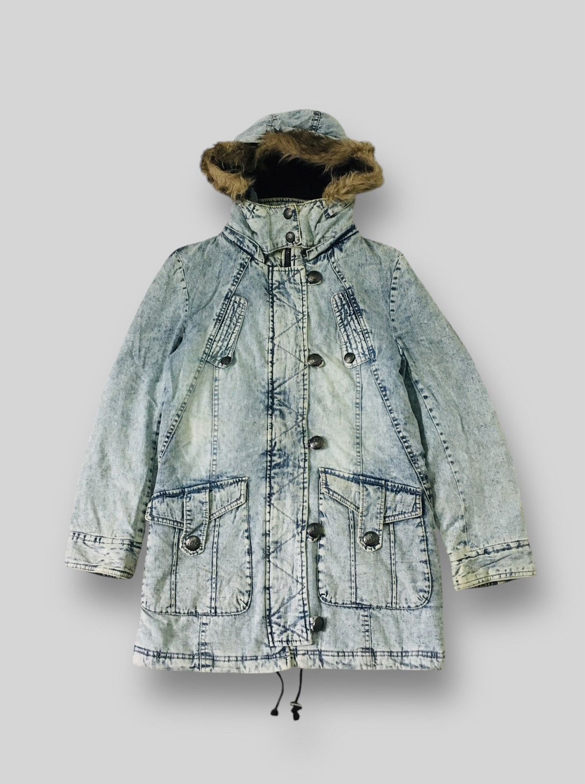 If Six Was Nine × Japanese Brand × Le Grande Bleu (L.G.B.) A07 Persodea Punk Bondage Fur Hoodie Jacket Size US M / EU 48-50 / 2 - 1 Thumbnail