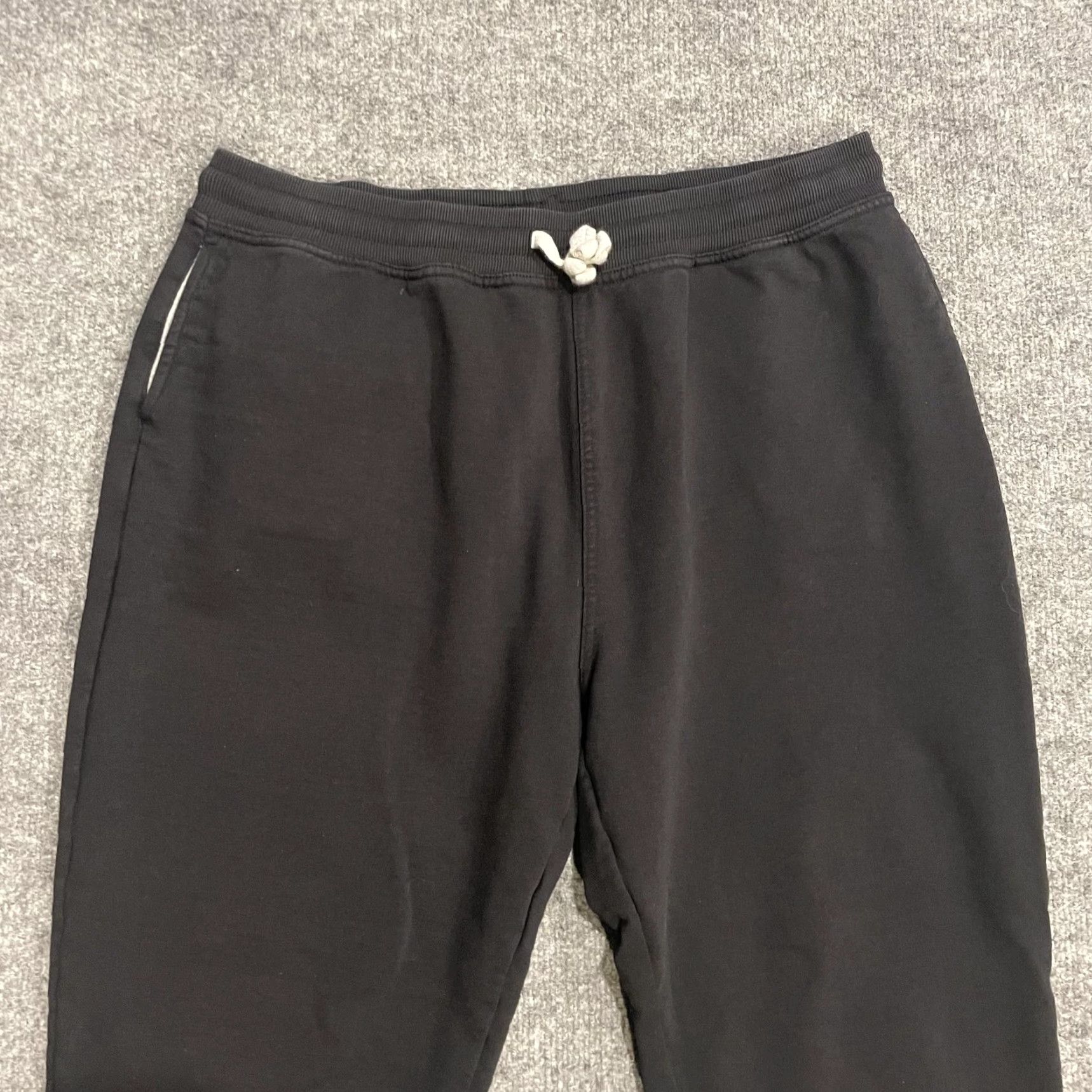 Chubbies Chubbies Mens Drawstring Sweatpants Jogger Black 2XL Elastic Waist Pockets Tapered Lounge Pants Vintage No Size US 39 - 3 Thumbnail