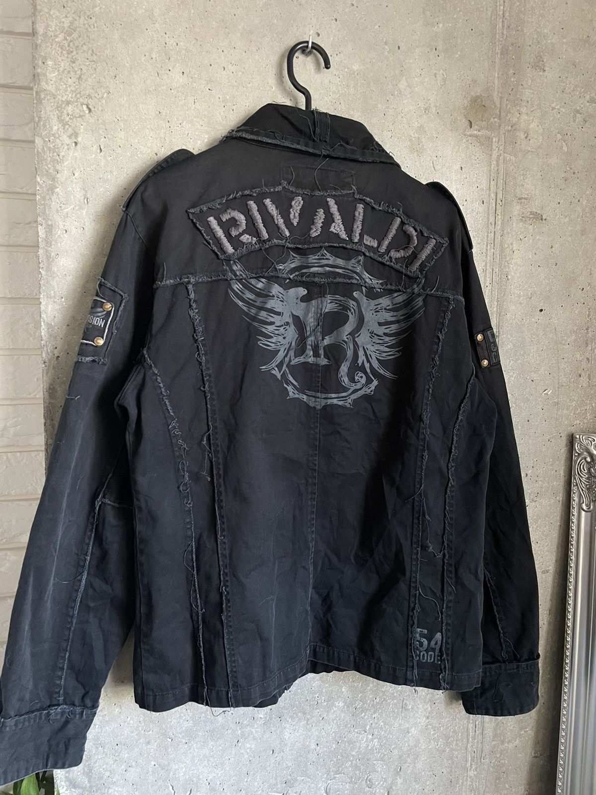 Japanese Brand Baggy Vintage Y2k Opium Style Rivaldi Shirt Adult Biker Size US M / EU 48-50 / 2 - 11 Thumbnail