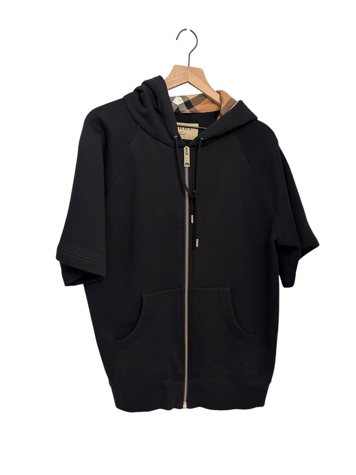 Burberry Burberry Short sleeve over fitting Black Medium hoodie Size US M / EU 48-50 / 2 - 1 Thumbnail