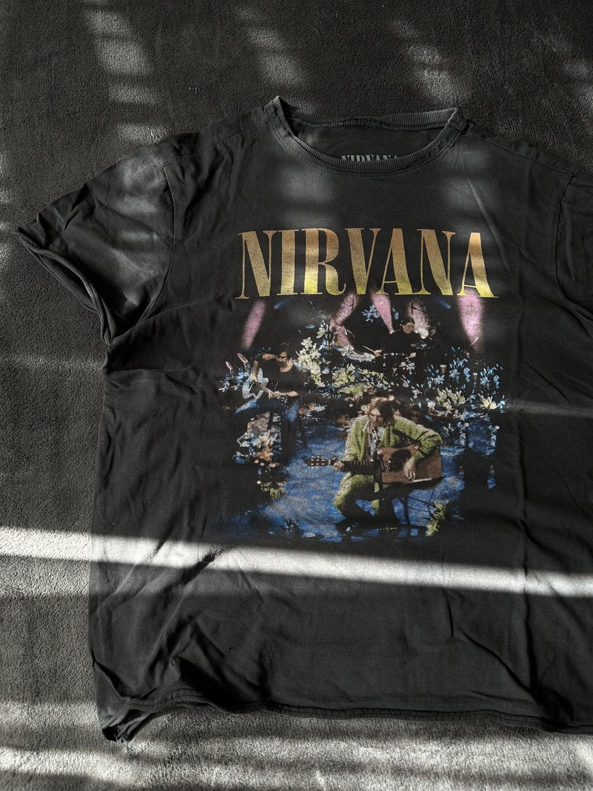 Band Tees × Nirvana × Vintage Vintage Nirvana Tee Curt Cobaine Size US S / EU 44-46 / 1 - 3 Thumbnail