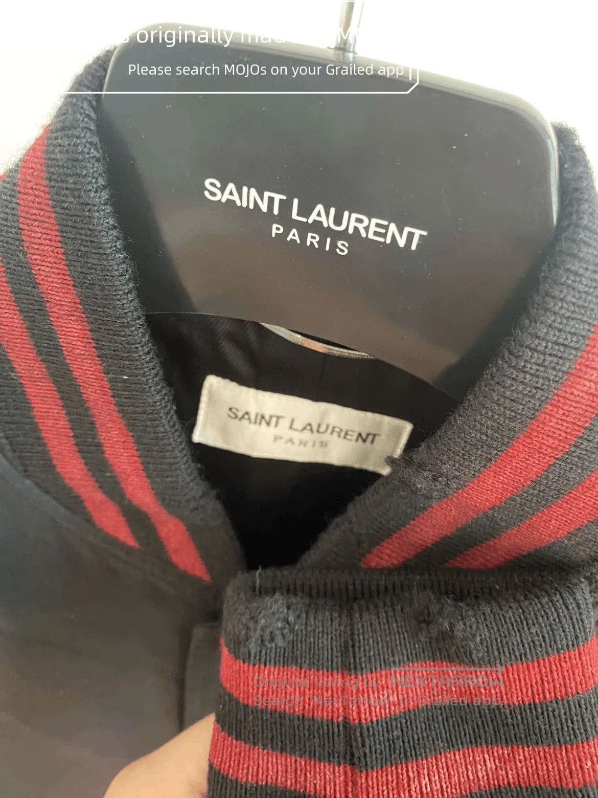 Saint Laurent Paris Sz 48 Saint Laurent Paris 17SS Double Red Edge Jacket mojos Size US M / EU 48-50 / 2 - 5 Thumbnail