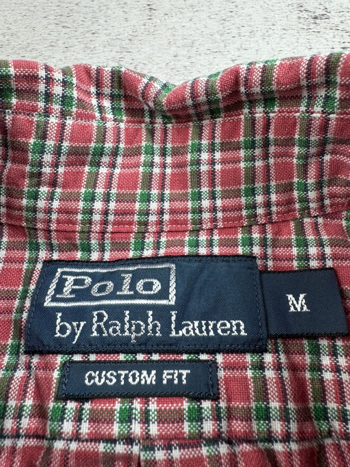 Polo Ralph Lauren Polo Ralph Lauren Custom Fit Plaid Medium Button Stretch Oxford LongSleeve Shirt Size US M / EU 48-50 / 2 - 10 Thumbnail
