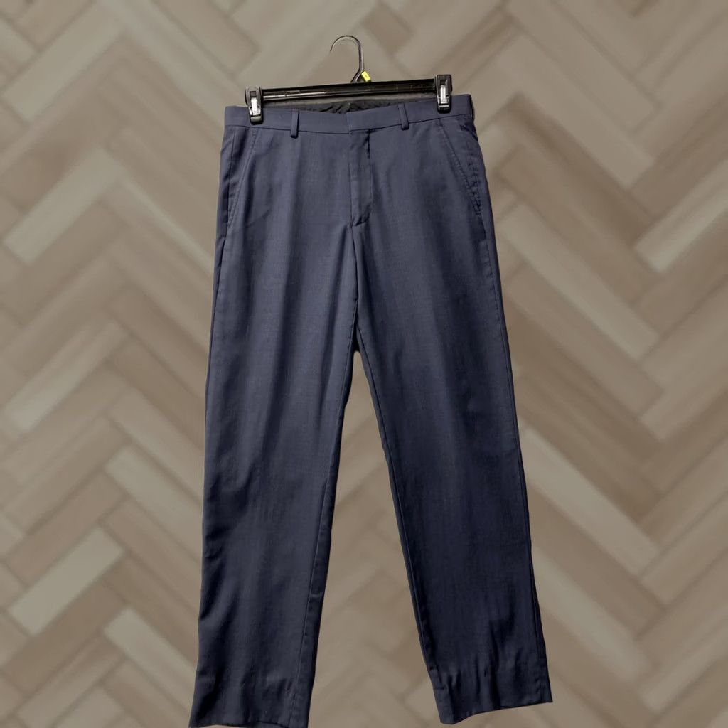 Jos. A. Bank Jos A Bank Dress Pants Men’s 32x31 Charcoal Wool Straight Leg Flat Front Adult Regular 32 in Pocket /0926 Size US 32 / EU 48 - 1 Thumbnail