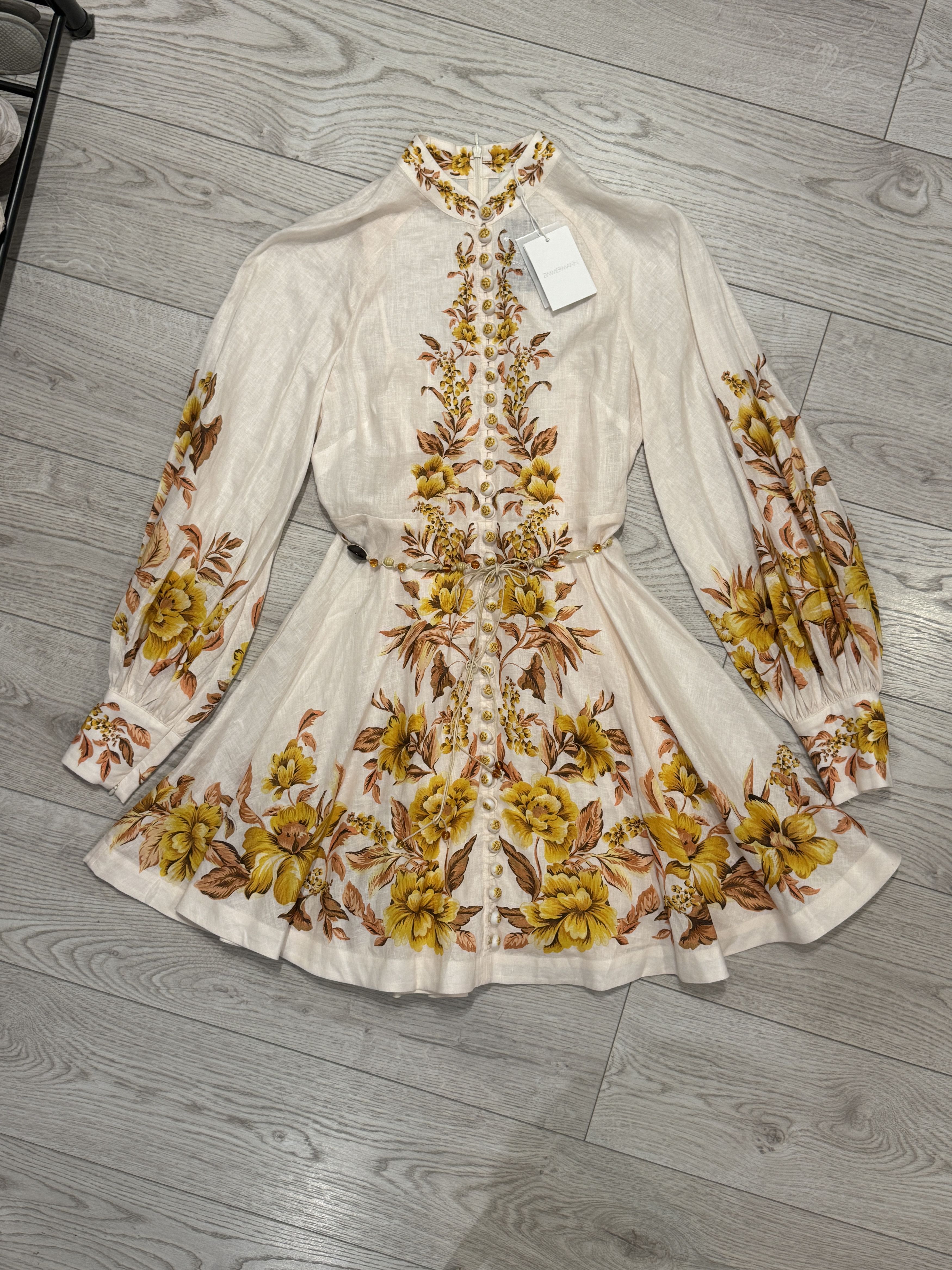 Zimmermann Zimmermann floral linen mini dress Size S / US 4 / IT 40 - 1 Thumbnail