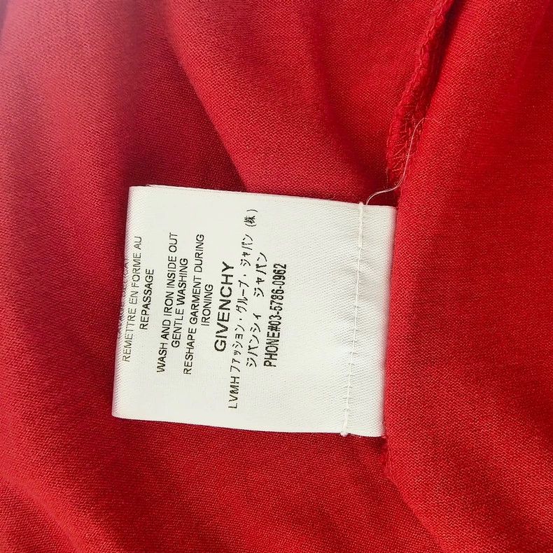 Givenchy Givenchy Classic Red Printed Short Sleeve T-Shirt, Size M Size US M / EU 48-50 / 2 - 7 Thumbnail