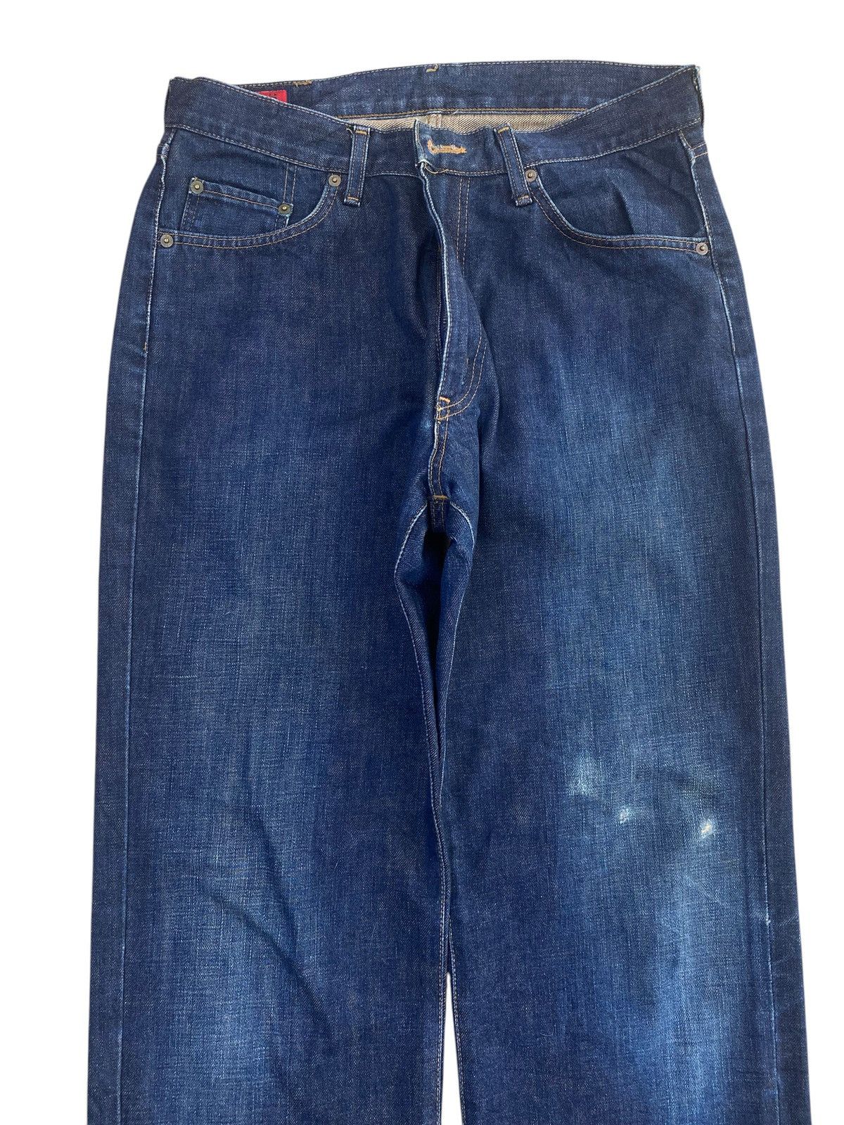 Edwin Vintage Edwin Dark Blue Wash Style Loose Jeans Size US 32 / EU 48 - 2 Thumbnail