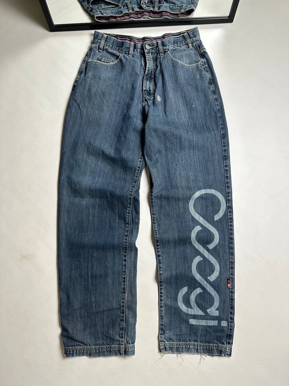 Coogi Vintage 00s COOGI Washed Faded Wide Baggy Jeans Y2K 🔥 Size US 34 / EU 50 - 1 Thumbnail