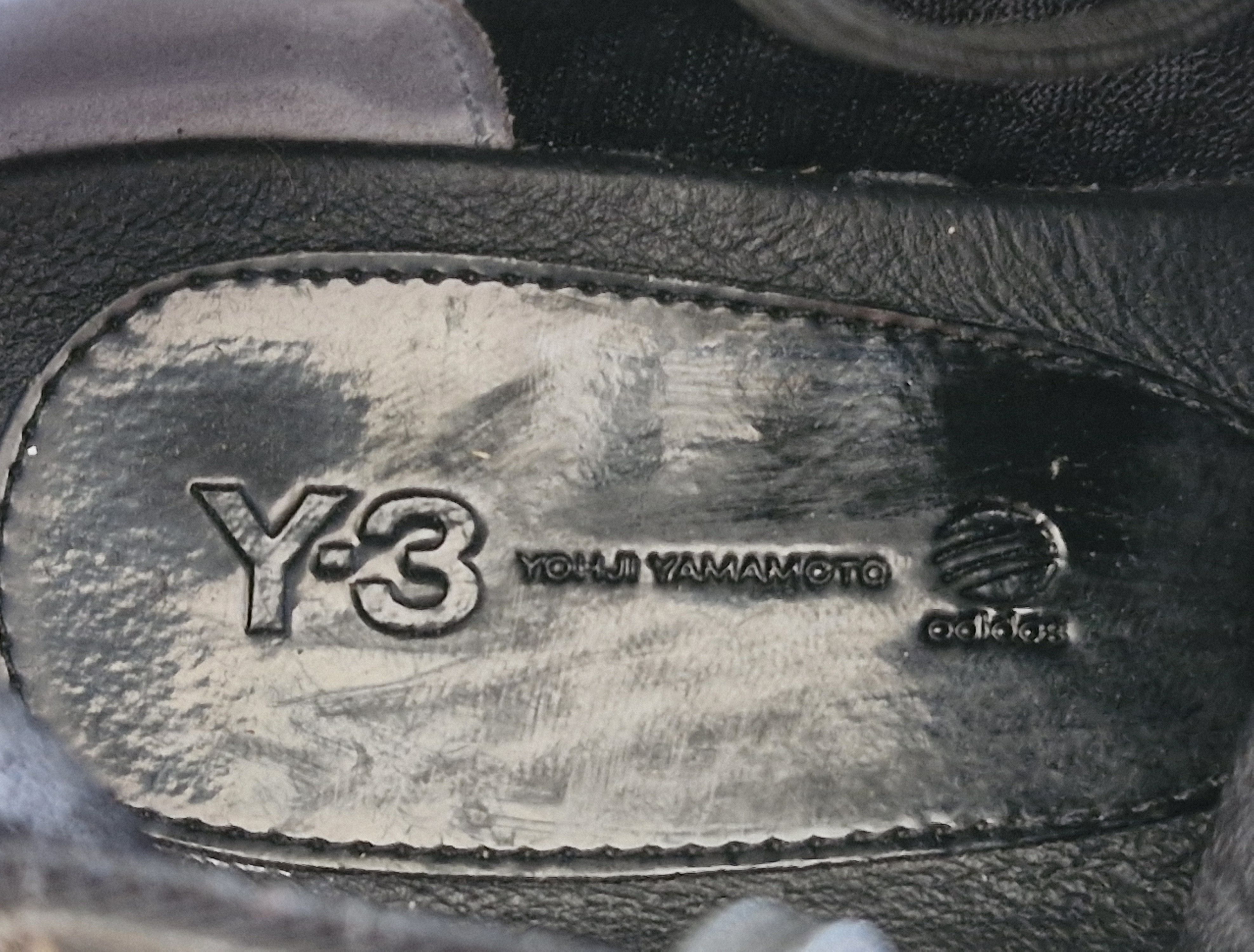 Yohji Yamamoto Y-3 Kazuhiri hi-top leather sneakers black